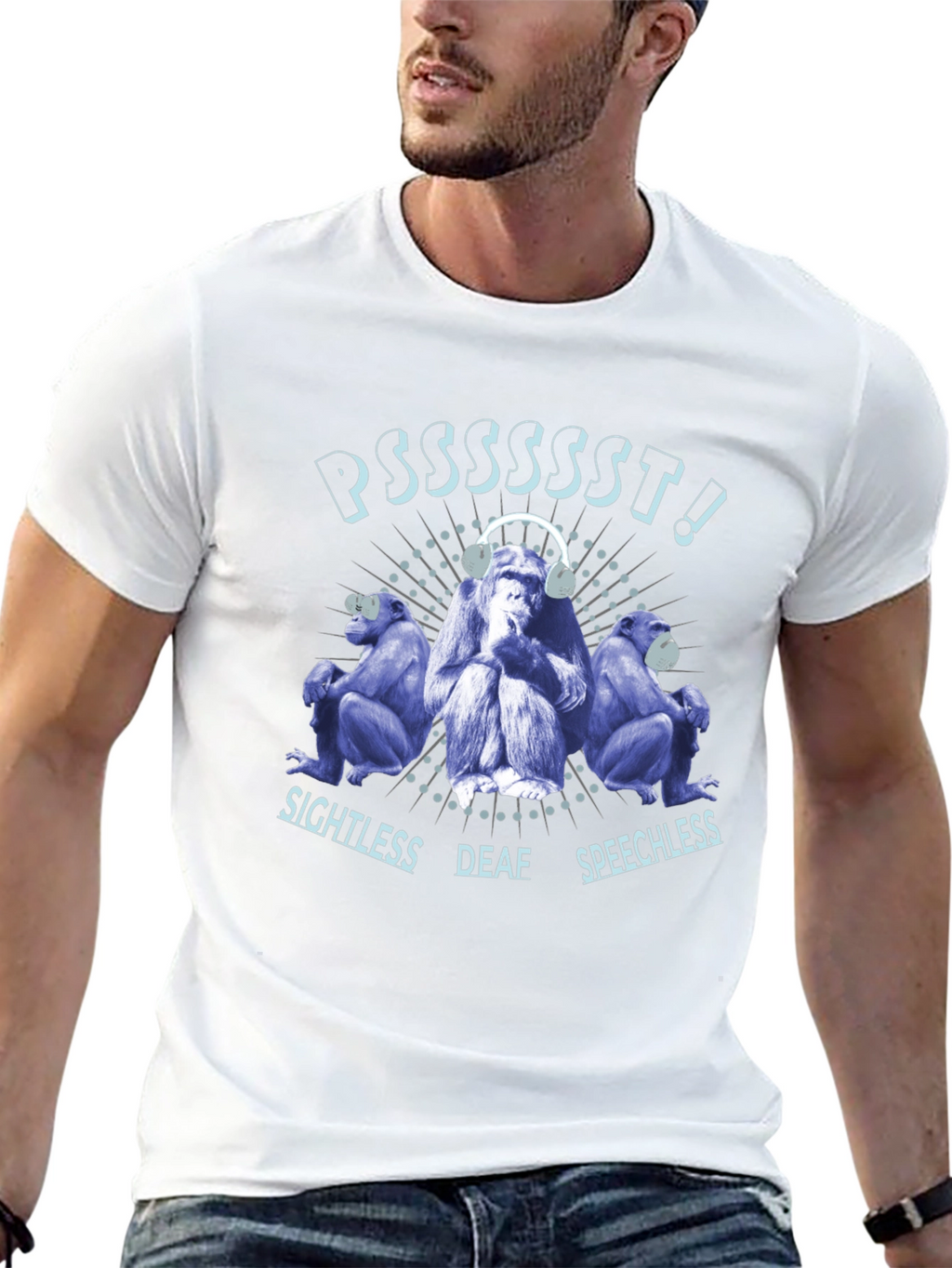 Hear No See No Speak No Evil T-Shirt