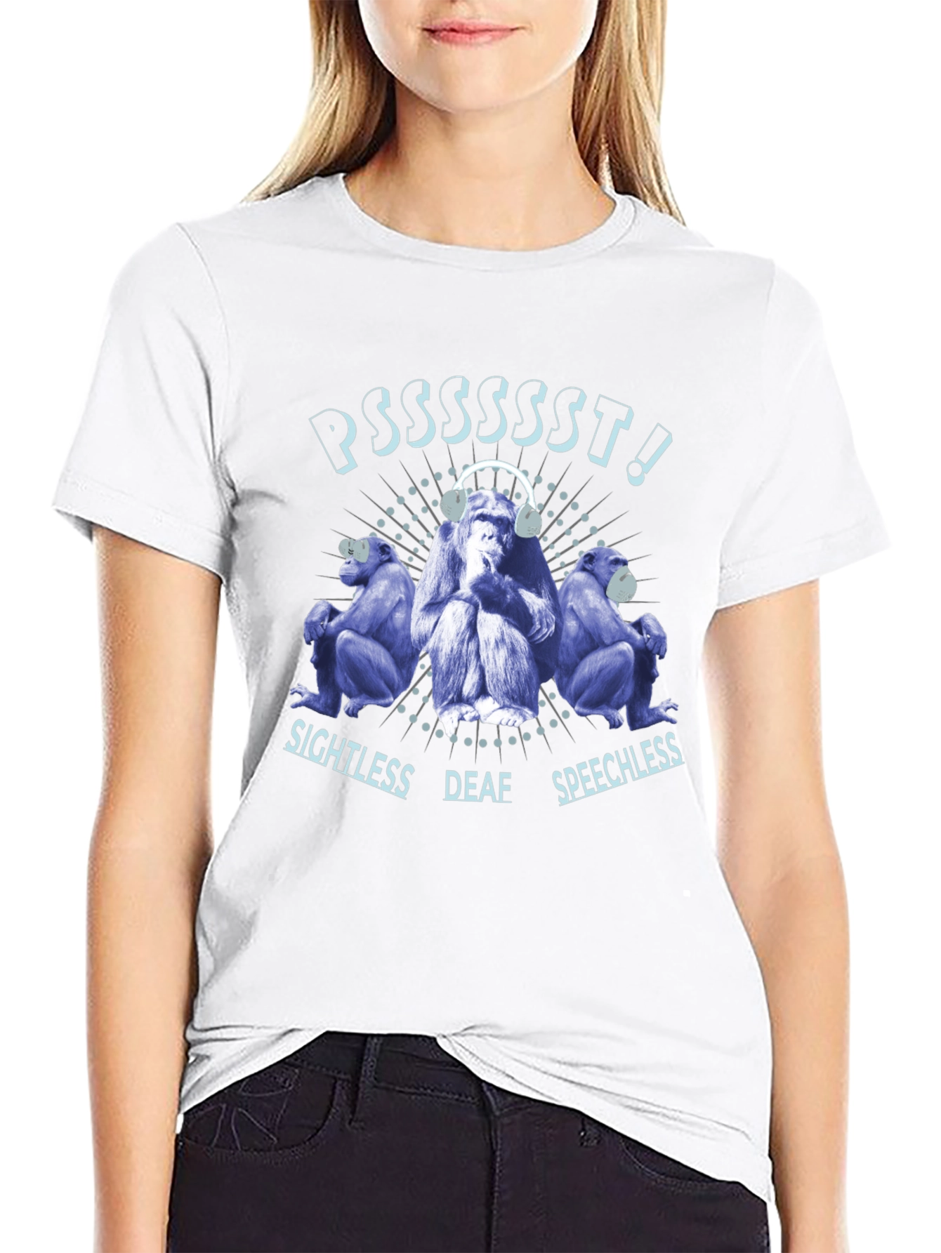 Hear No See No Speak No Evil T-Shirt