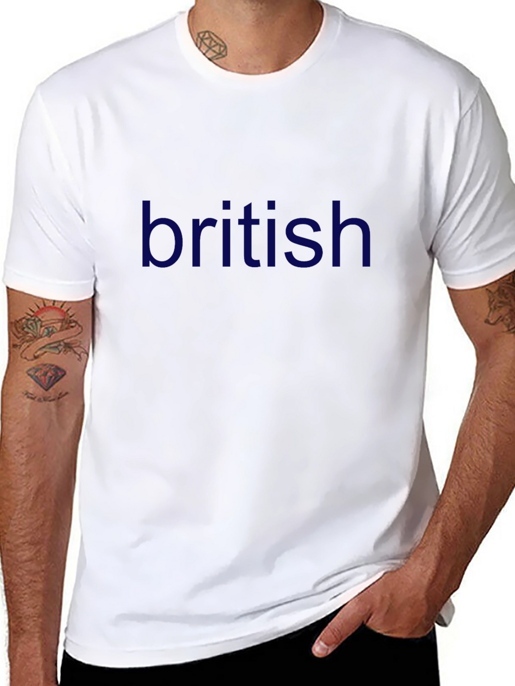 British Graphic Tee - Casual Cotton T-Shirt