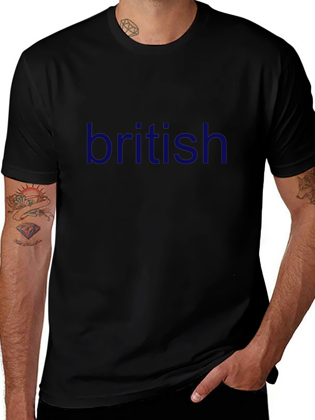 British Graphic Tee - Casual Cotton T-Shirt
