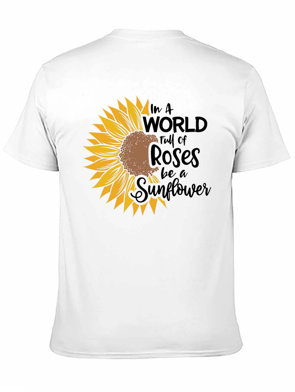 Sunflower Graphic Tee - Be a Sunflower