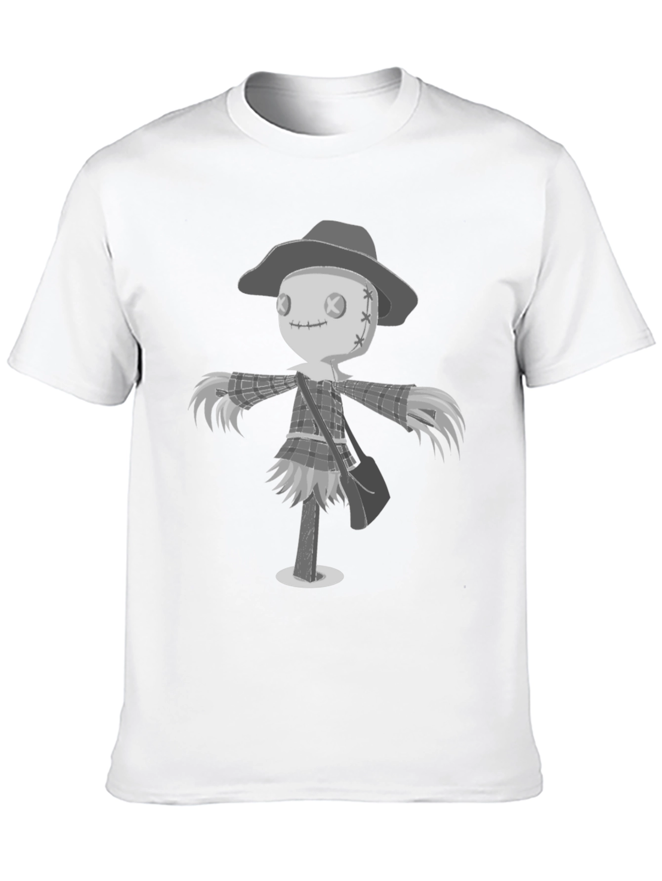 Scarecrow Graphic T-Shirt - Unique Halloween Design