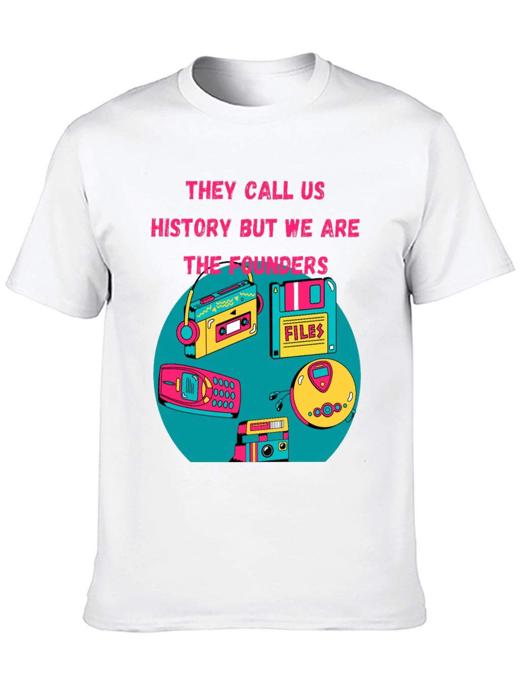 Retro Tech T-Shirt - The Founders Design