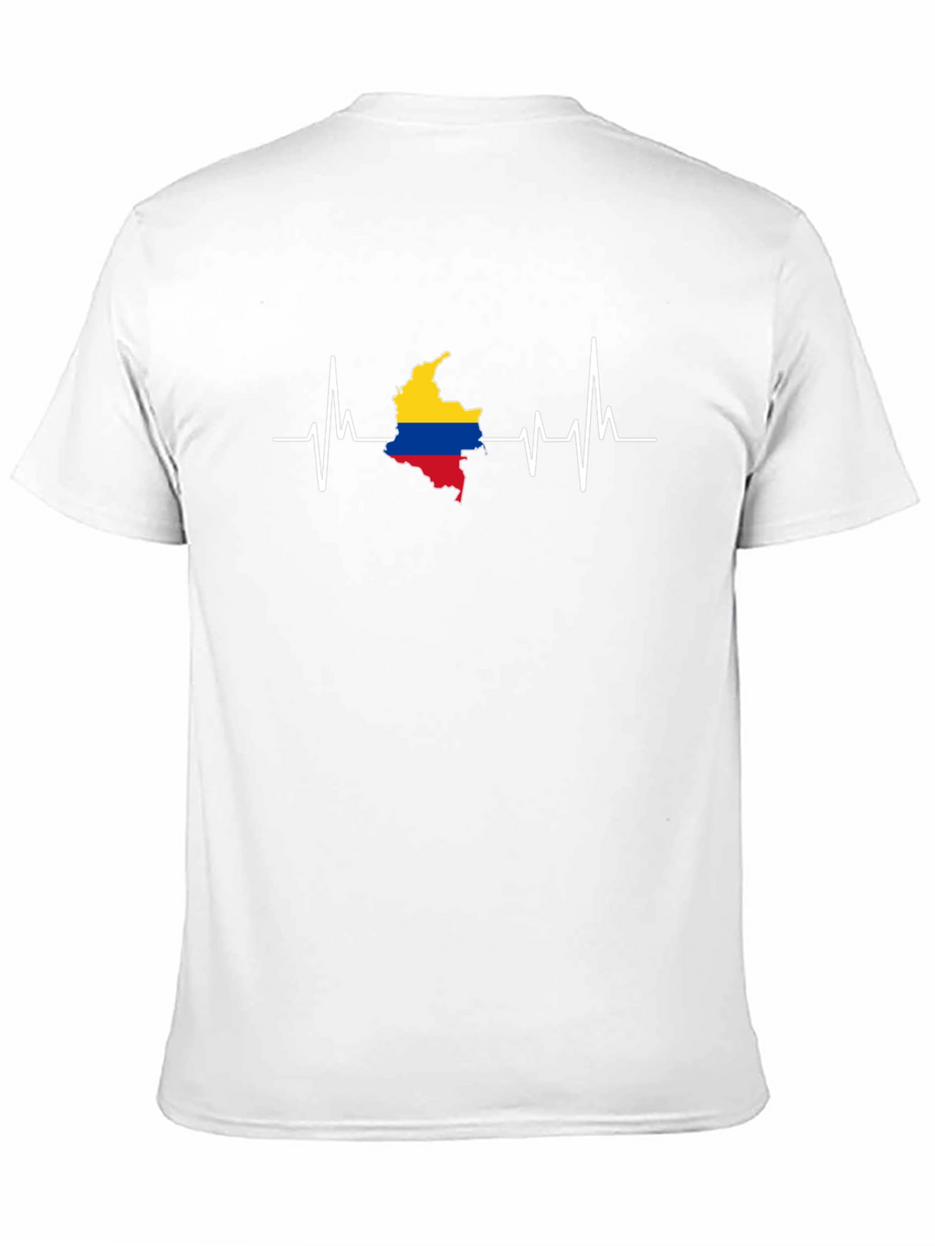 Colombia Heartbeat T-Shirt - Black Cotton Tee