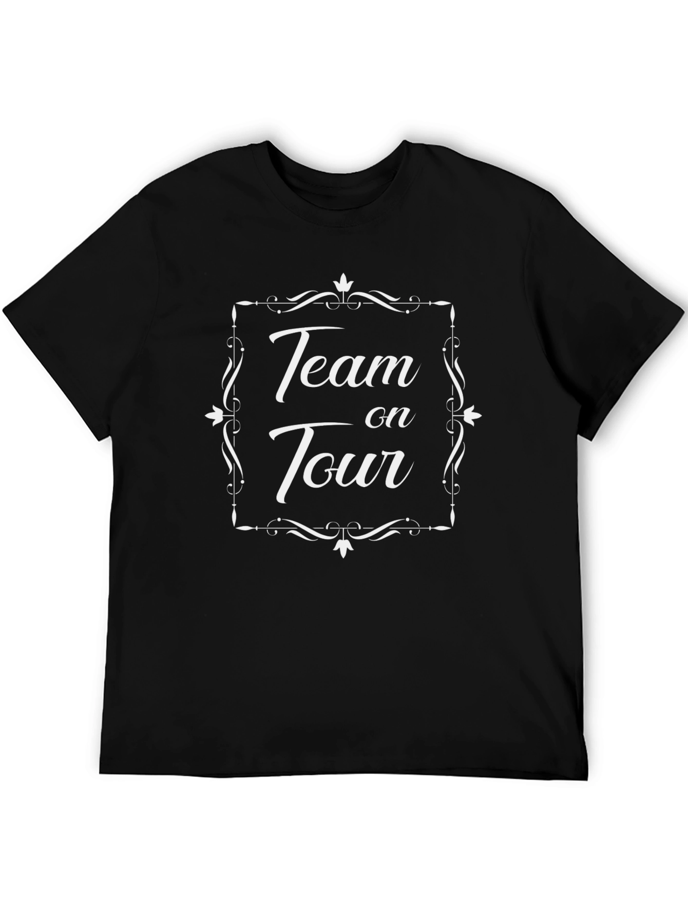 Team on Tour Black Graphic Tee