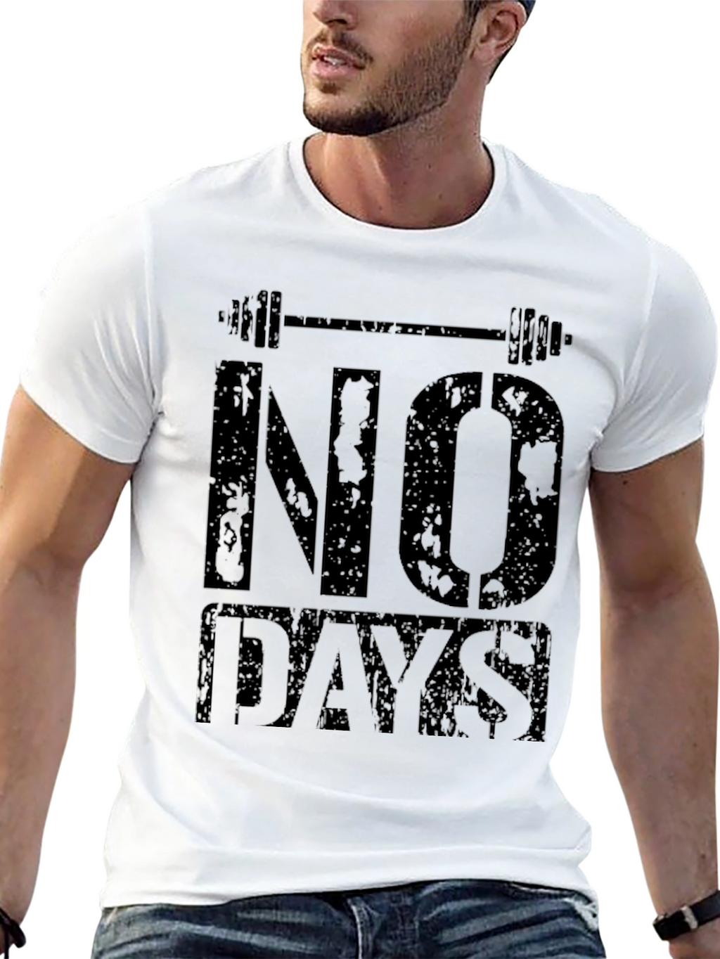 No Days Off Gym Shirt - Workout Motivation