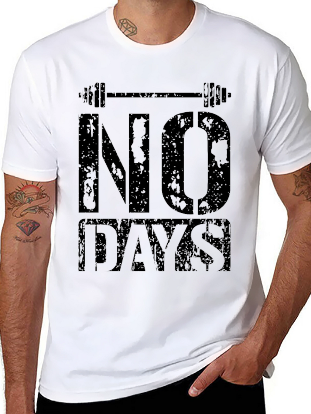 No Days Off Gym Shirt - Workout Motivation