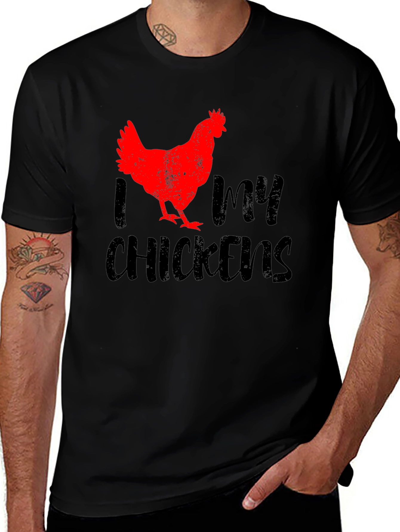 I Love My Chickens Graphic T-Shirt