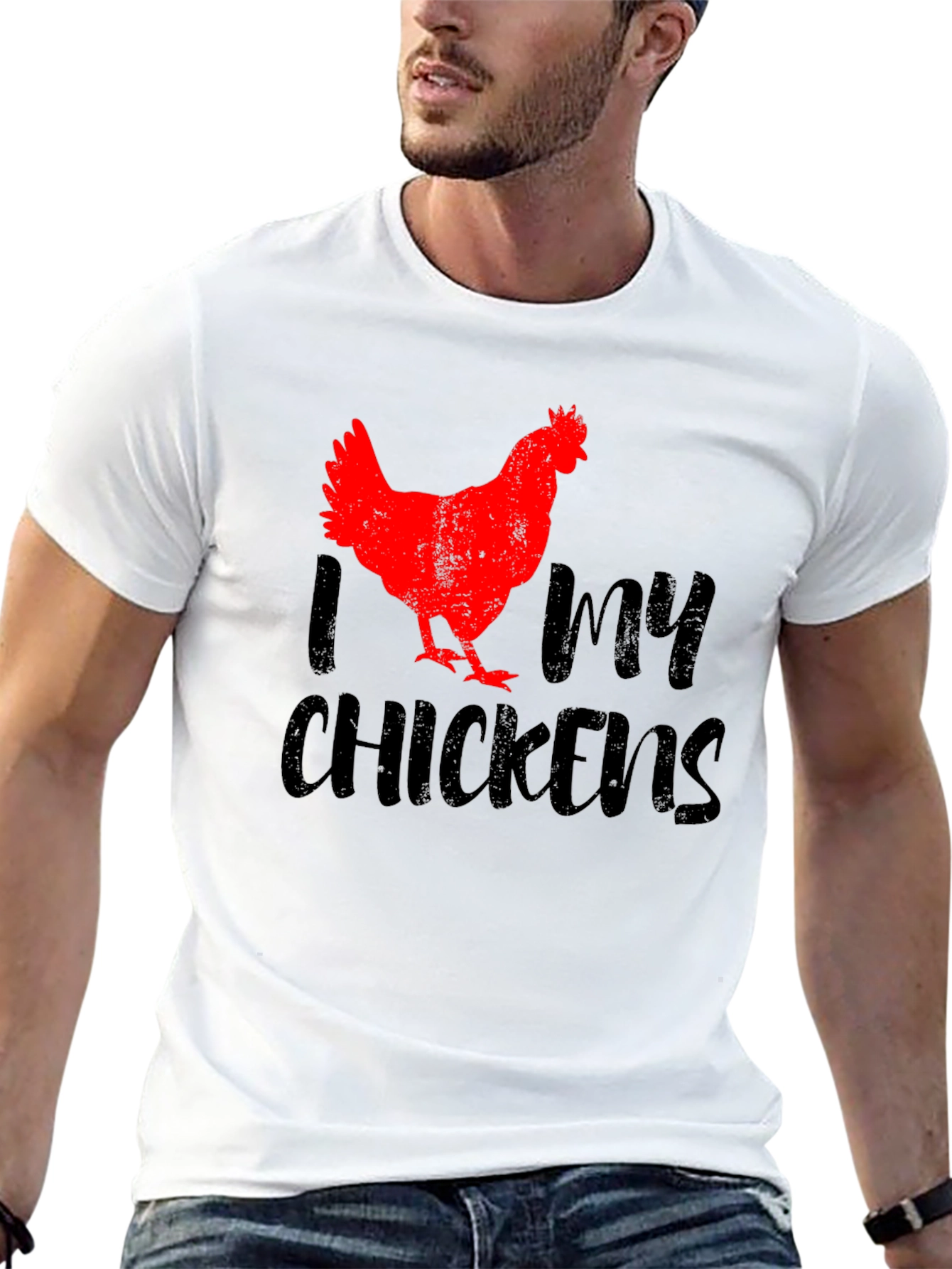 I Love My Chickens Graphic T-Shirt