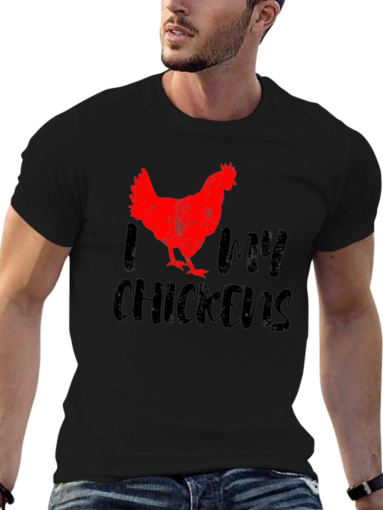 I Love My Chickens Graphic T-Shirt