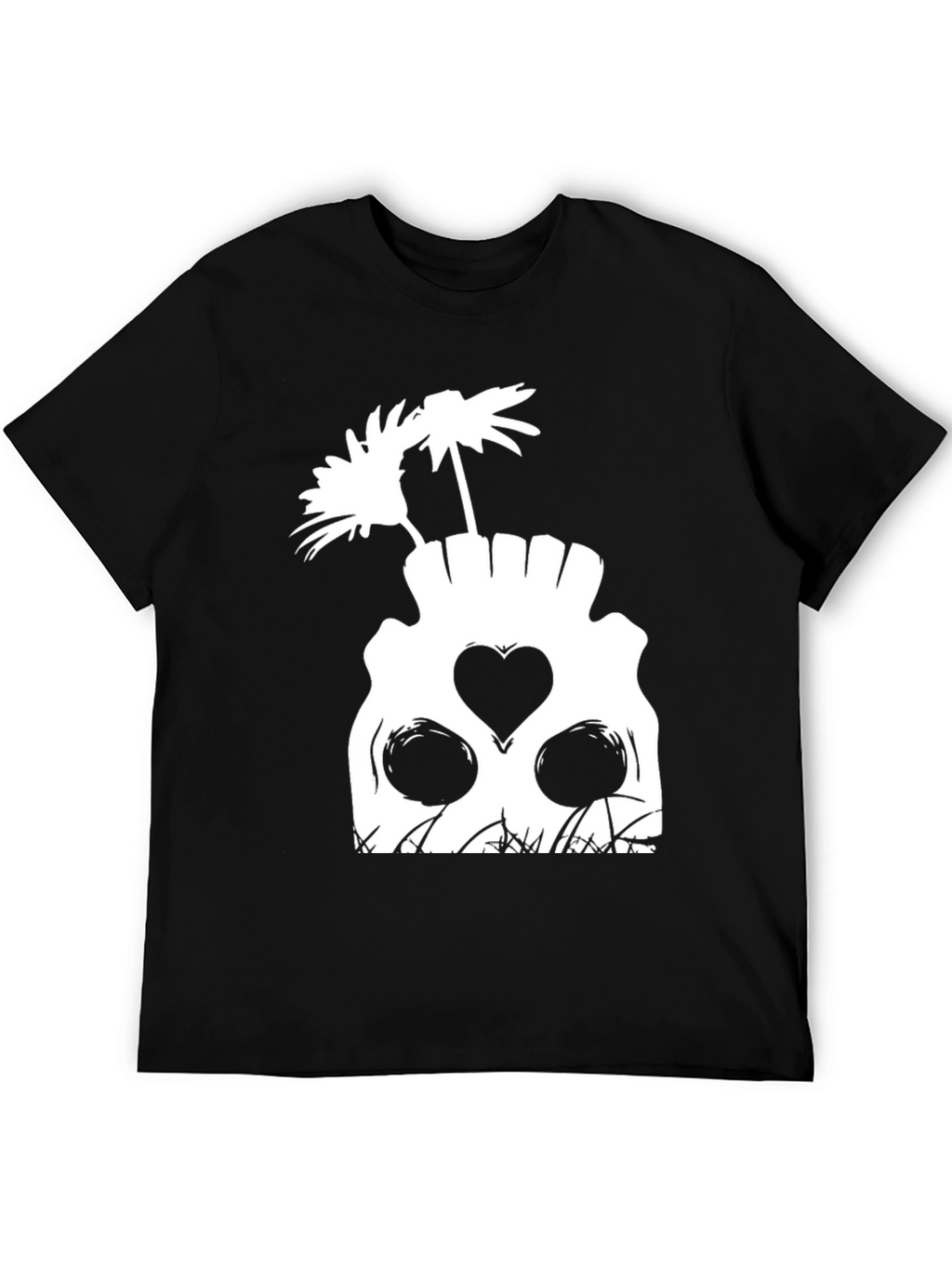 Skull & Flowers Graphic Tee