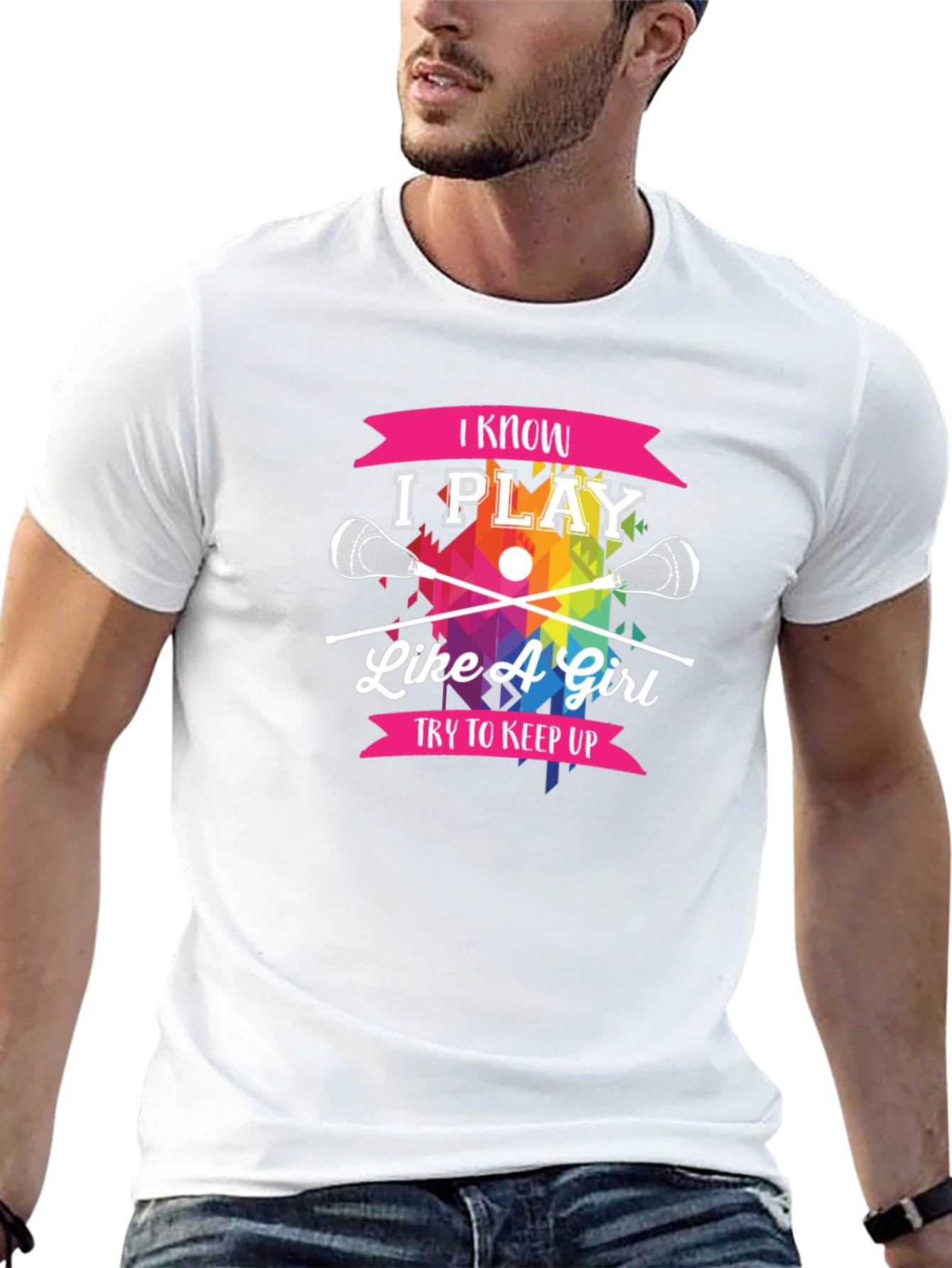 I Know I Play Like A Girl Lacrosse T-Shirt