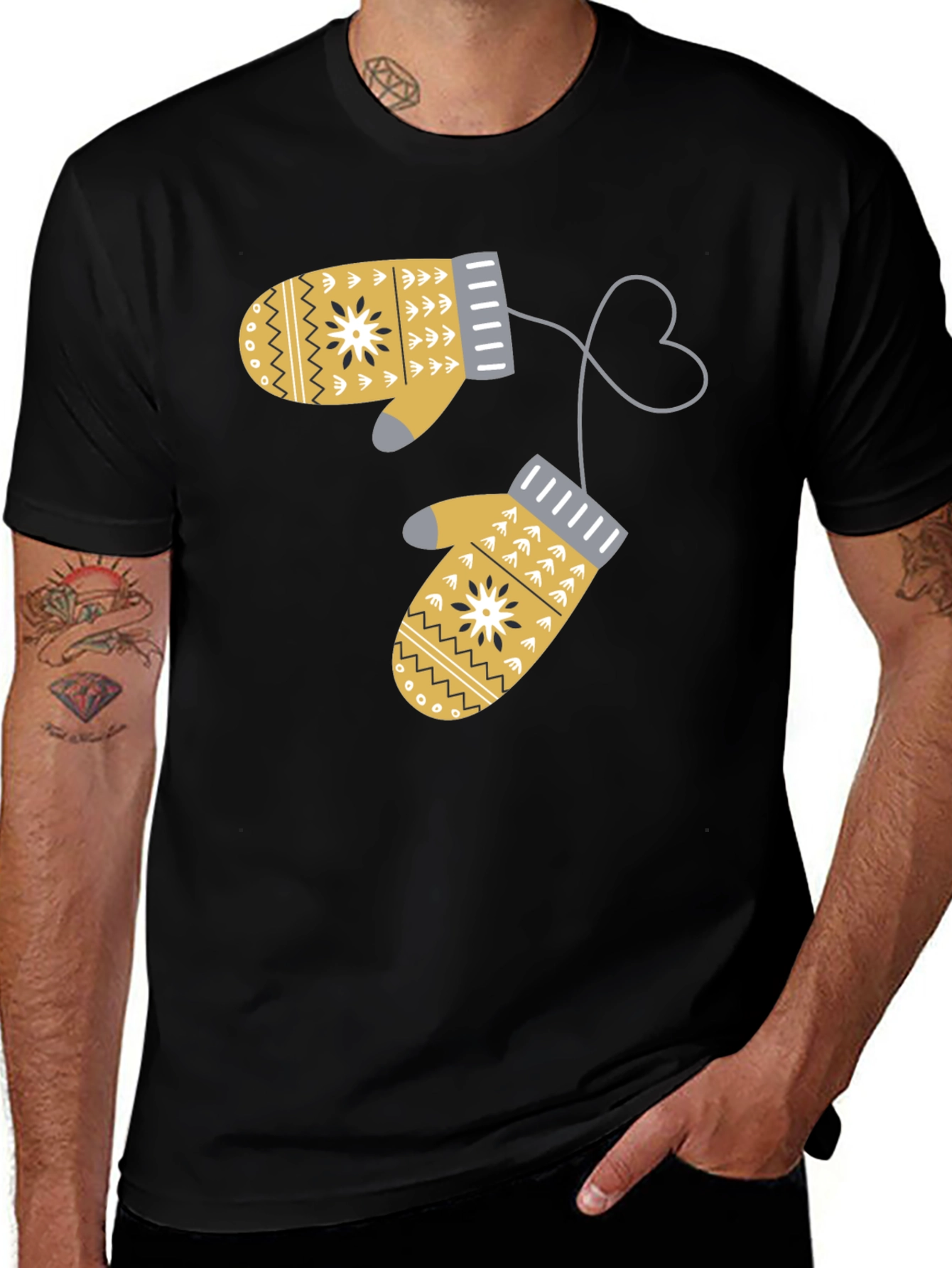 Winter Mittens Graphic T-Shirt