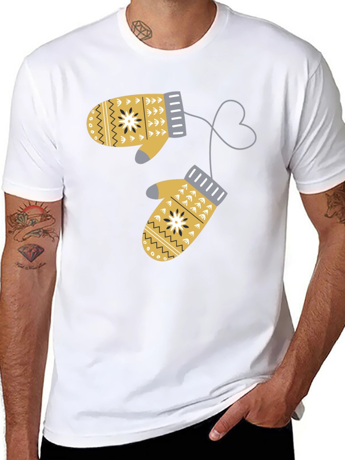 Winter Mittens Graphic T-Shirt