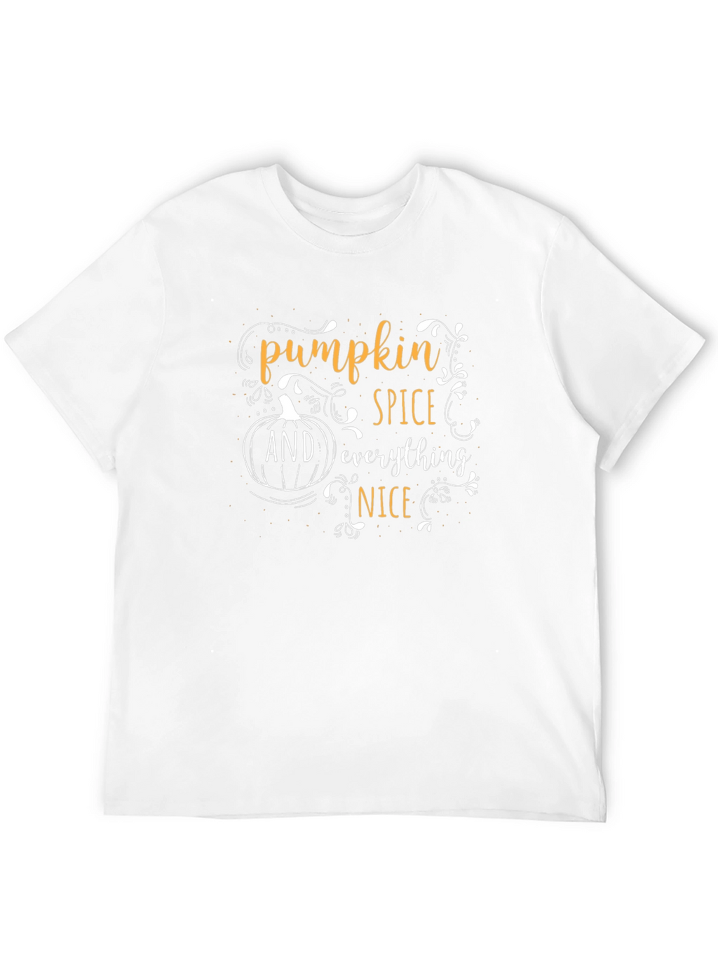 Pumpkin Spice Everything Nice Black T-Shirt