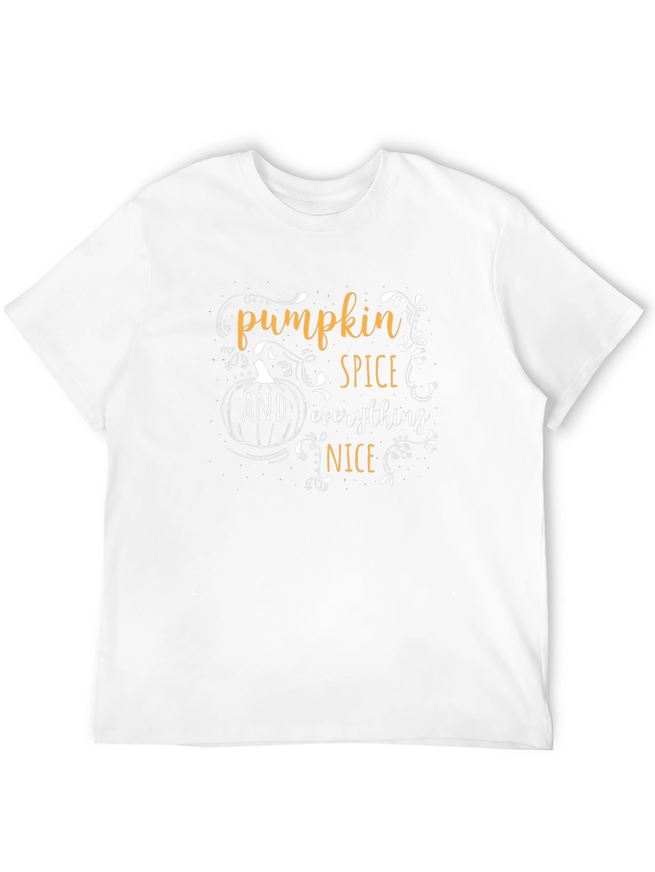 Pumpkin Spice Everything Nice Black T-Shirt
