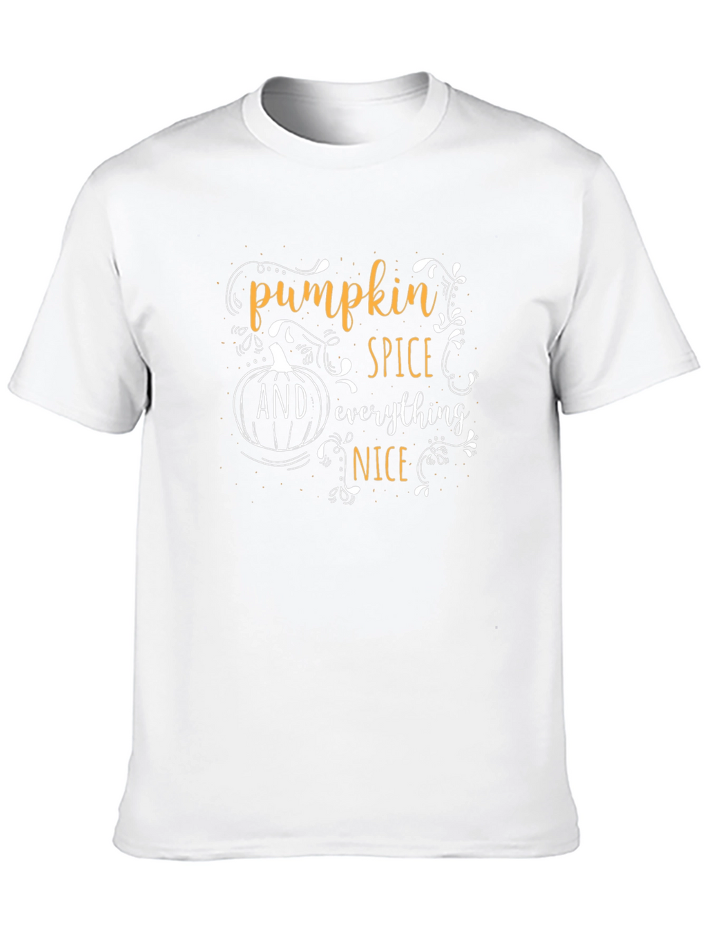 Pumpkin Spice Everything Nice Black T-Shirt