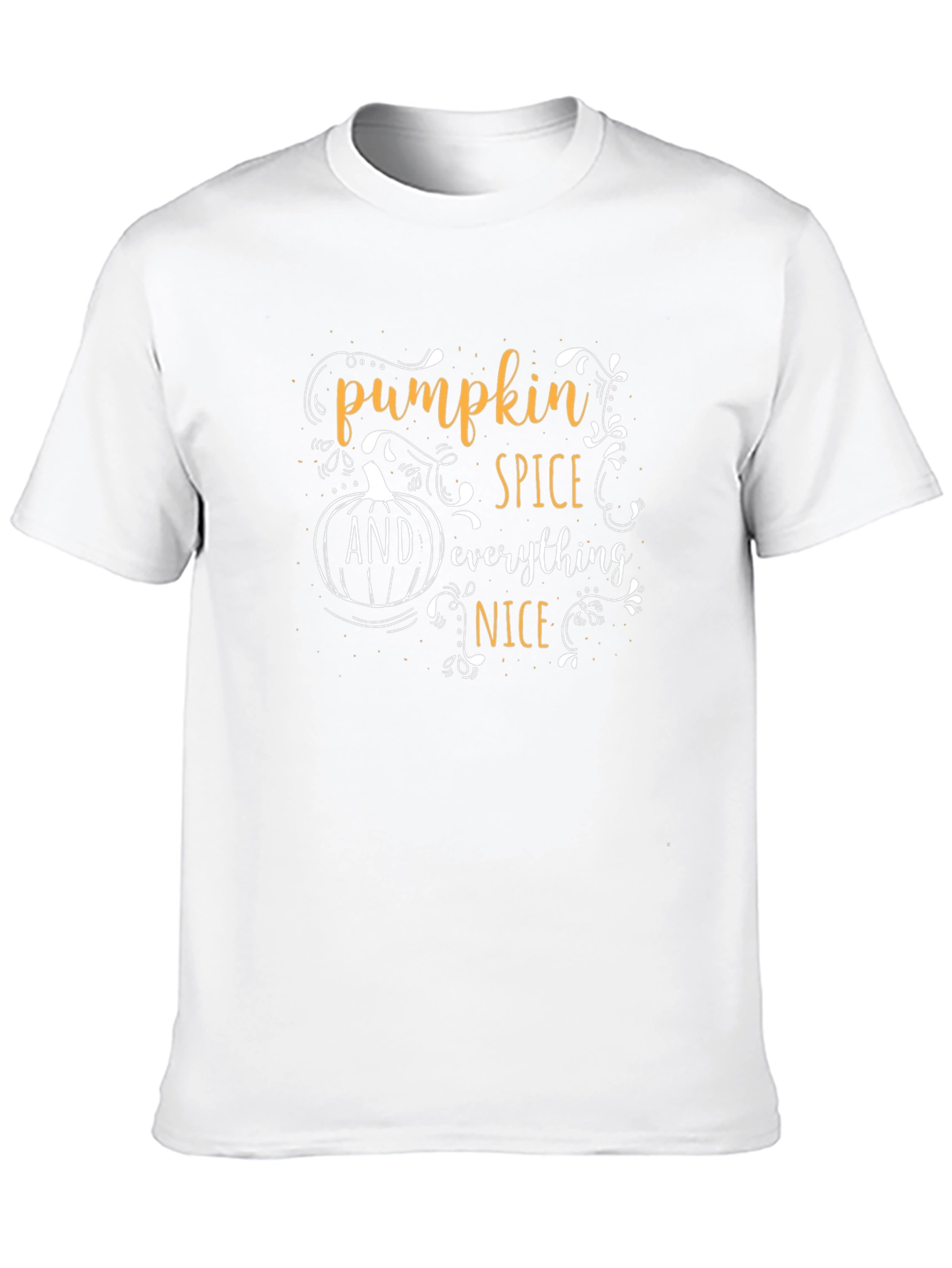 Pumpkin Spice Everything Nice Black T-Shirt