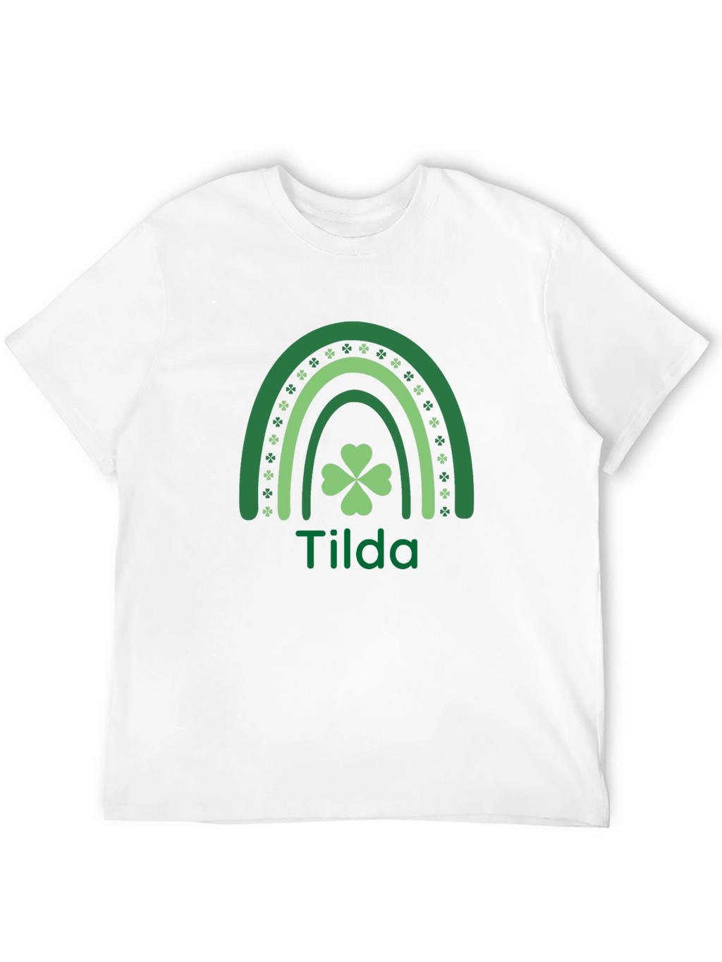 Tilda St. Patricks Day Clover Rainbow T-Shirt