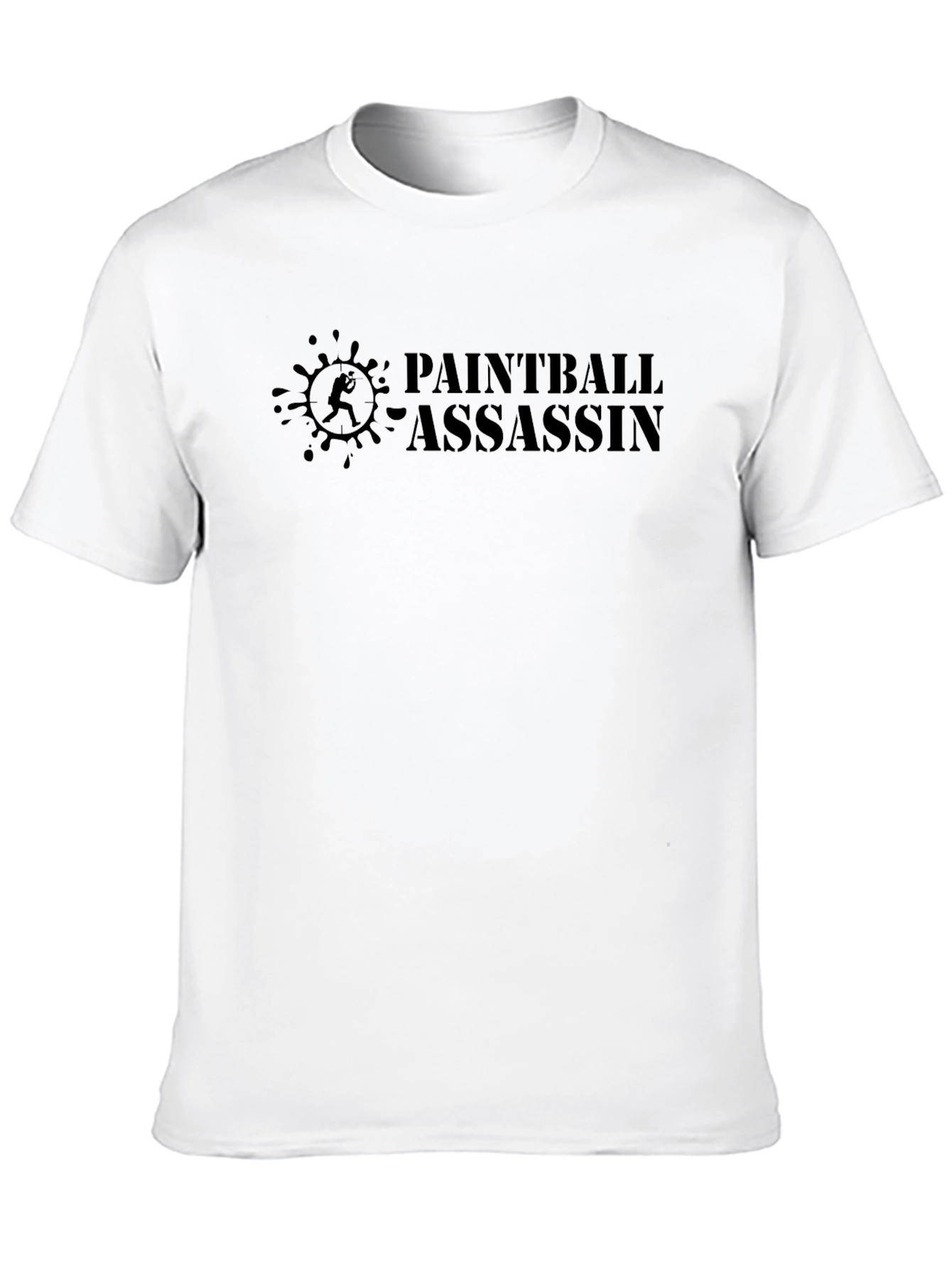 Paintball Assassin Black T-Shirt