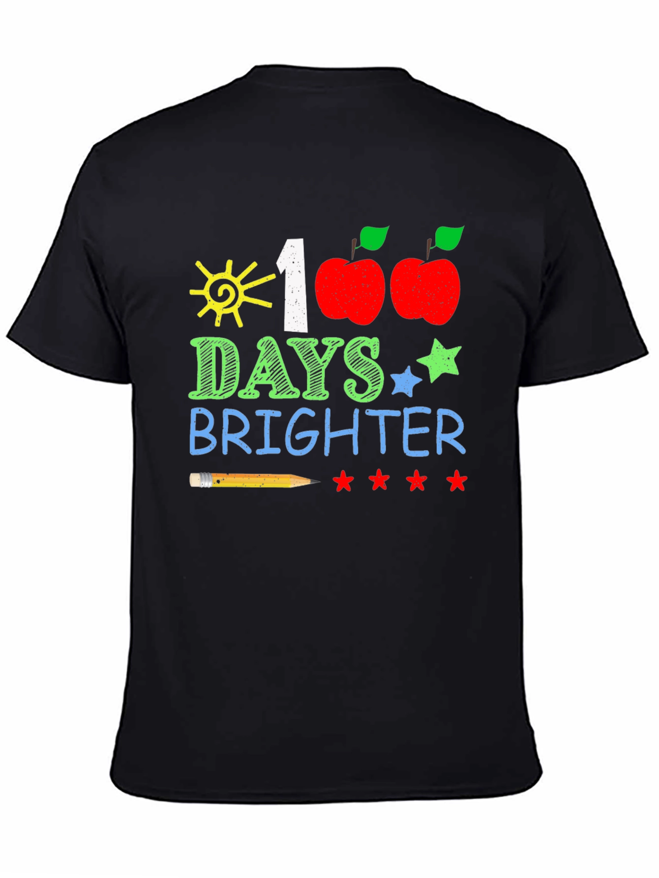 100 Days Brighter T-Shirt Teacher/Student Apparel