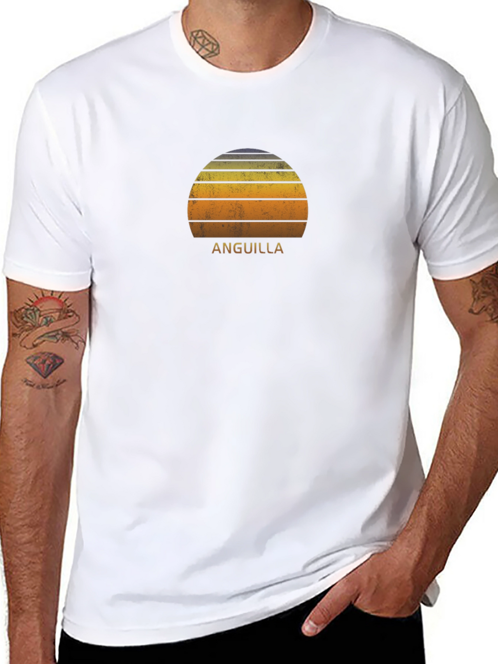 Anguilla Sunset Graphic T-Shirt