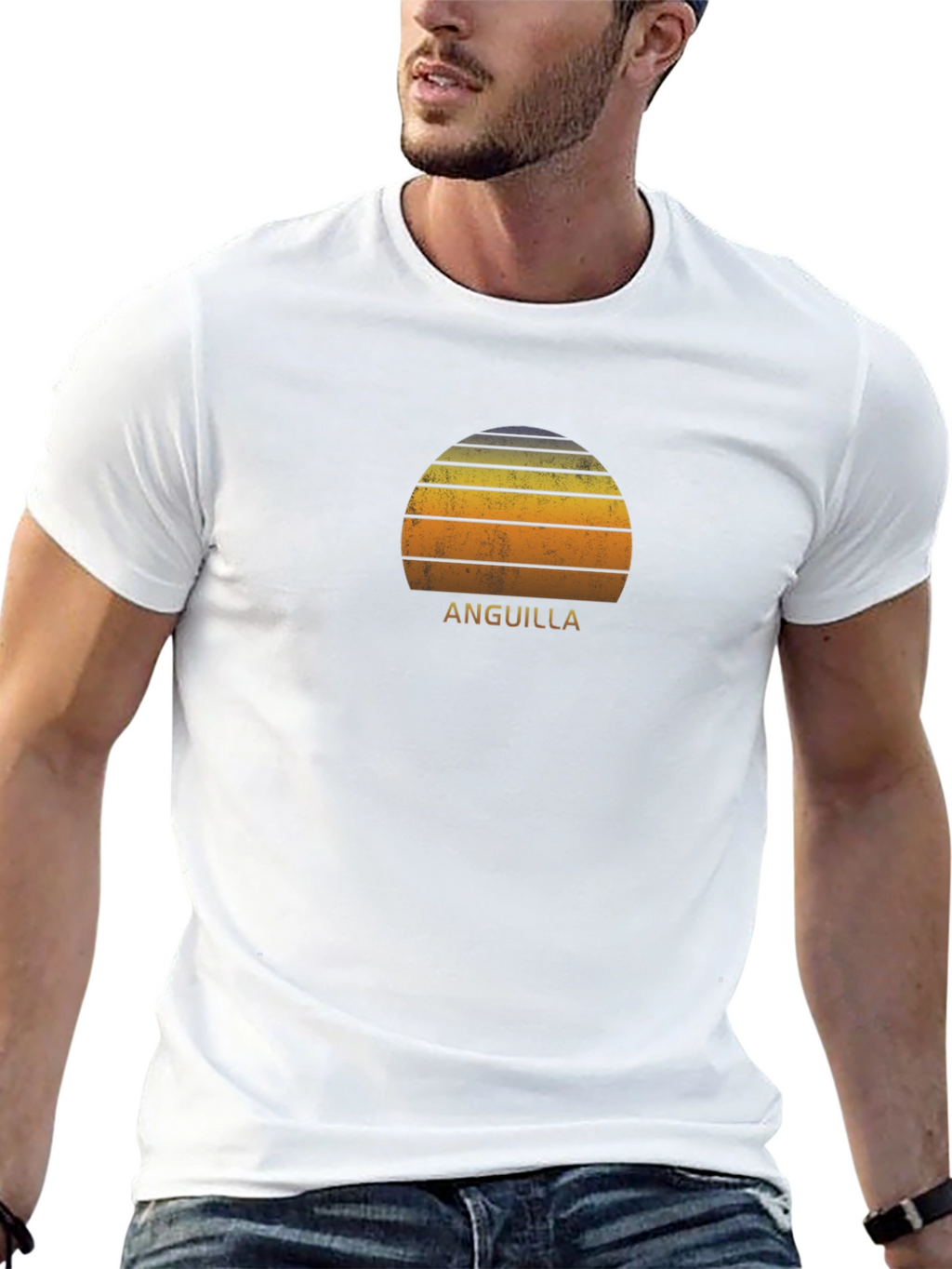 Anguilla Sunset Graphic T-Shirt