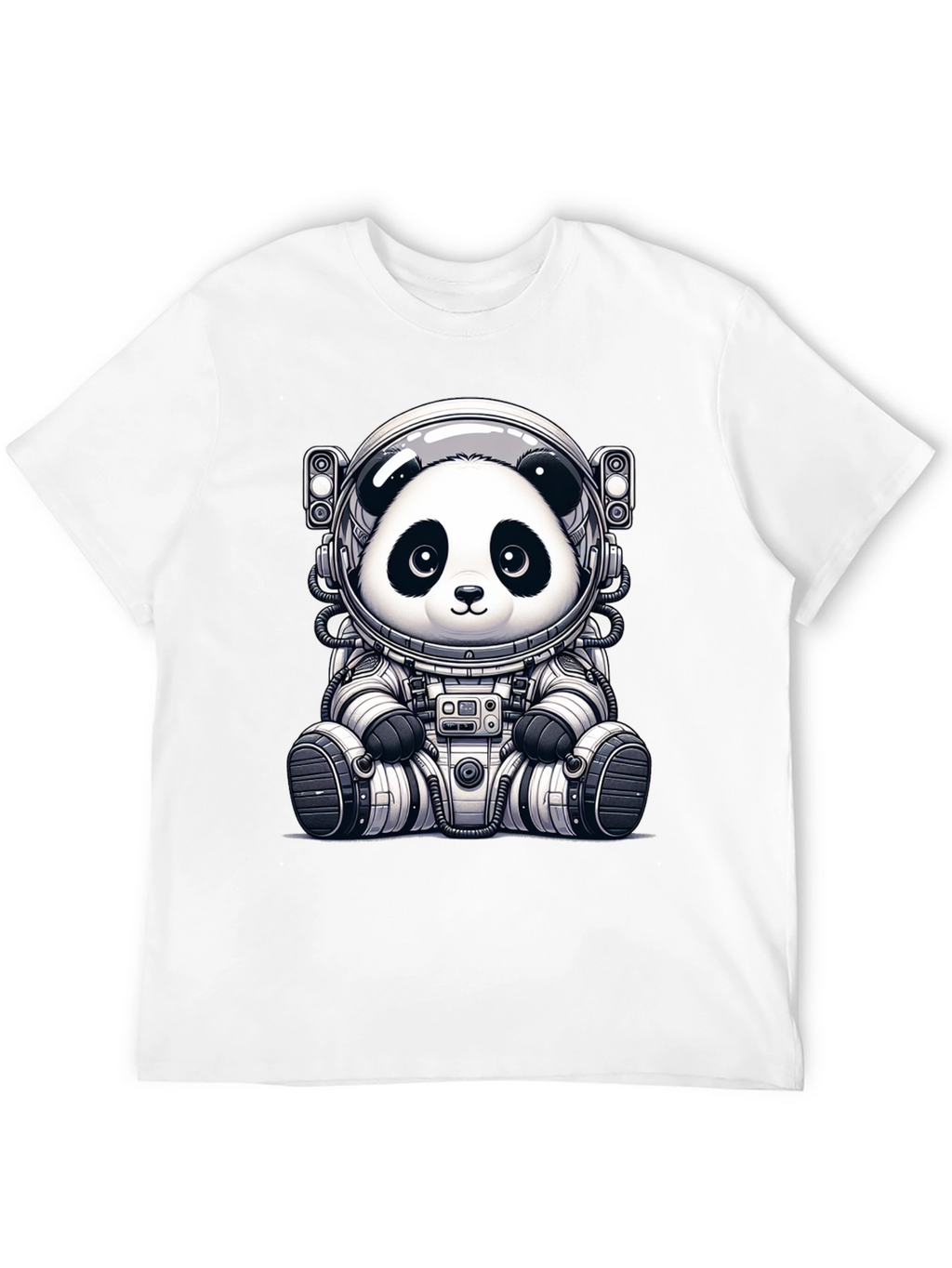 Panda Astronaut Graphic Tee