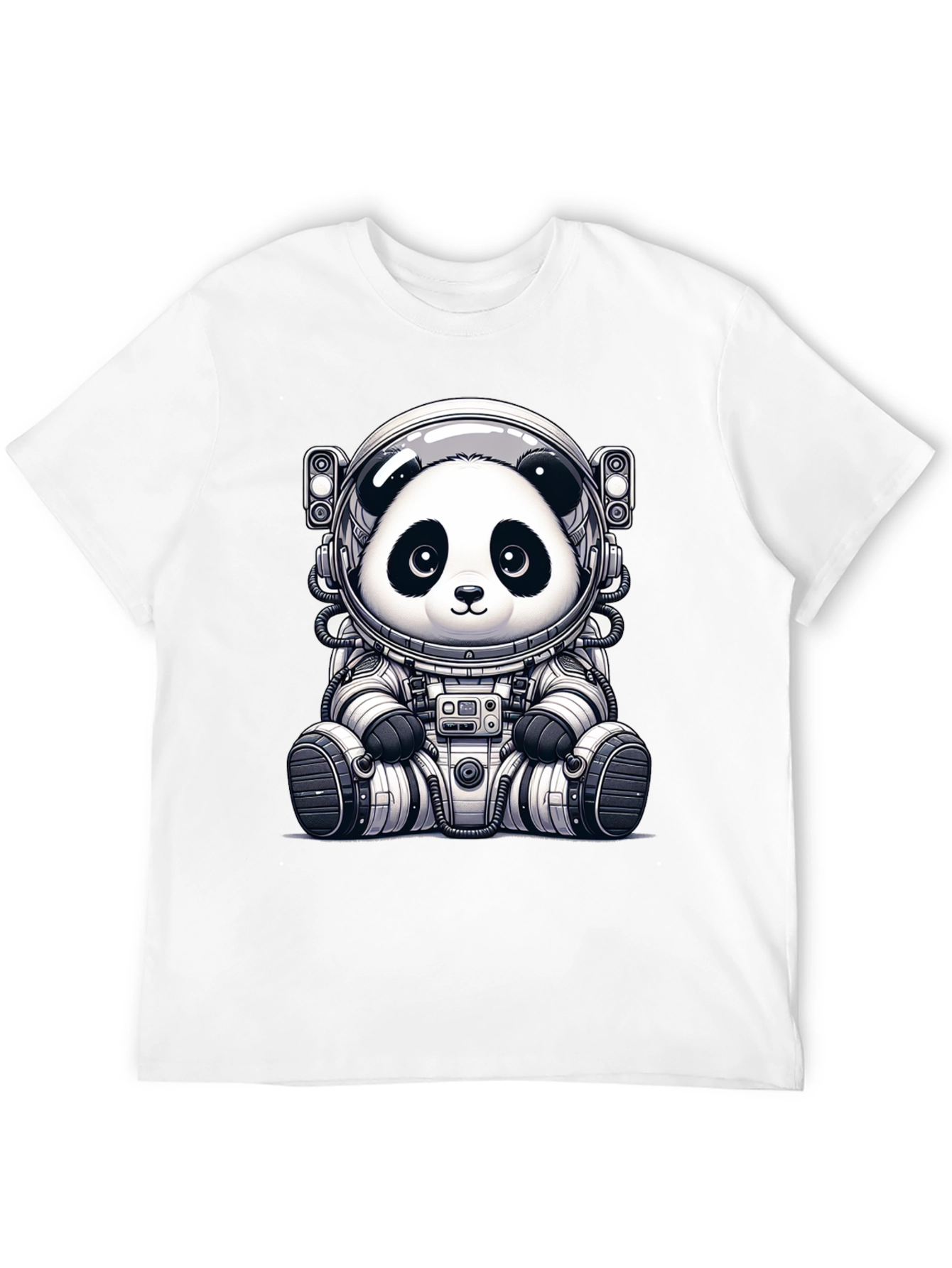 Panda Astronaut Graphic Tee