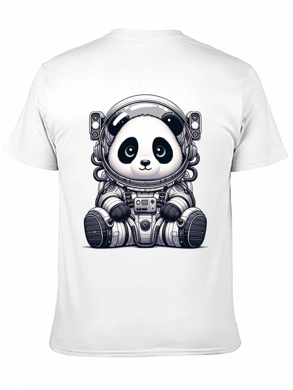 Panda Astronaut Graphic Tee
