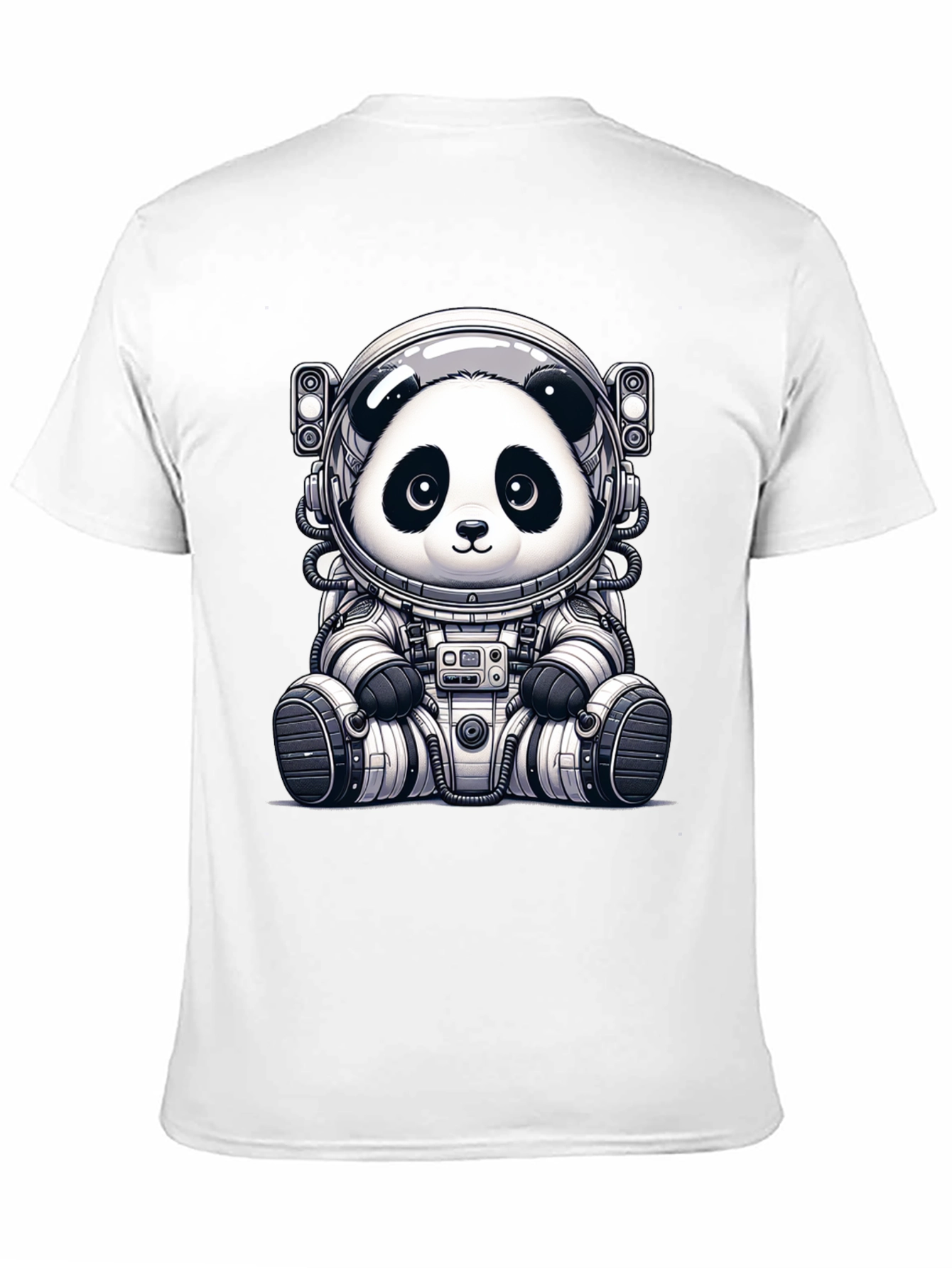 Panda Astronaut Graphic Tee