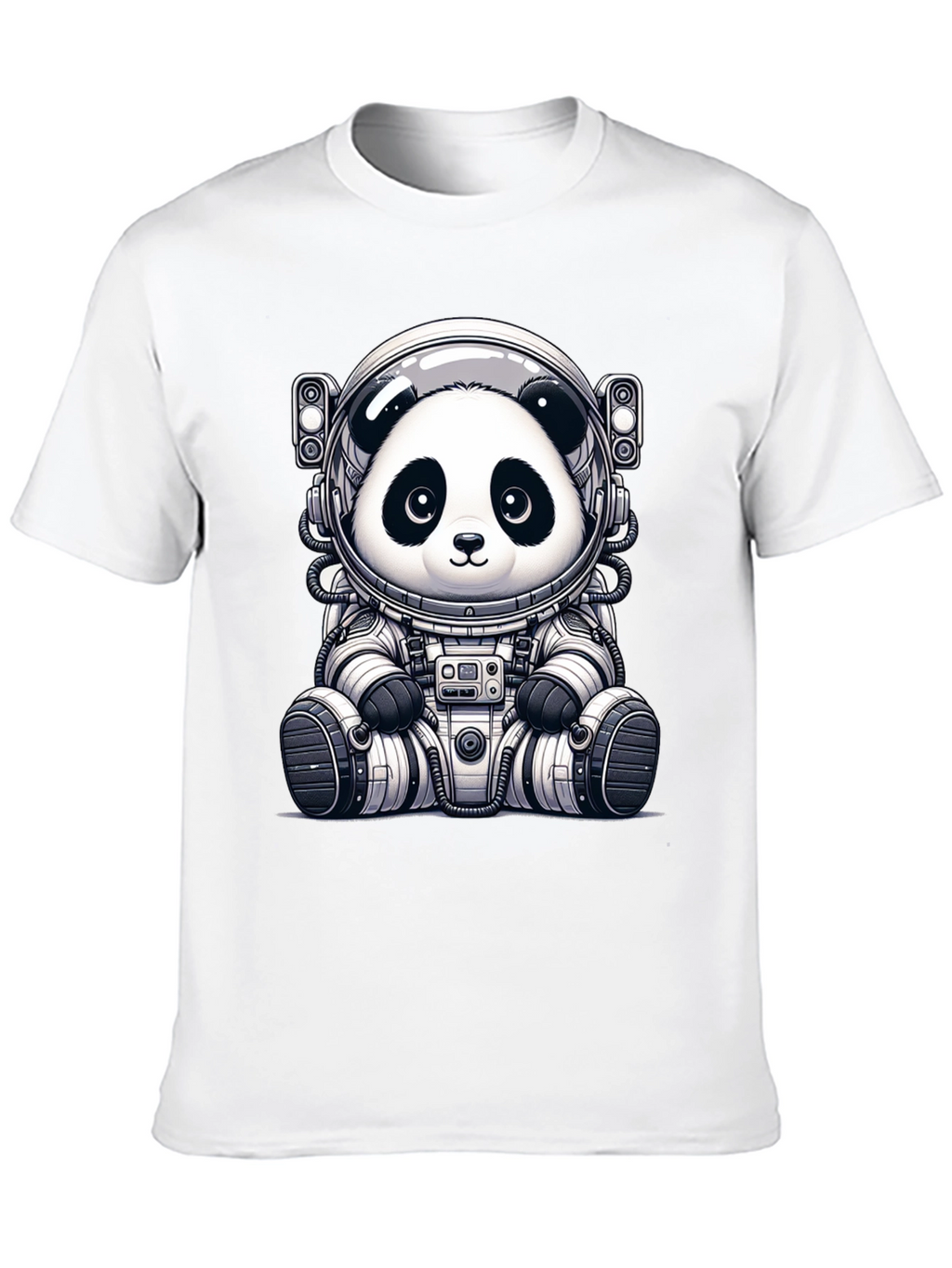 Panda Astronaut Graphic Tee