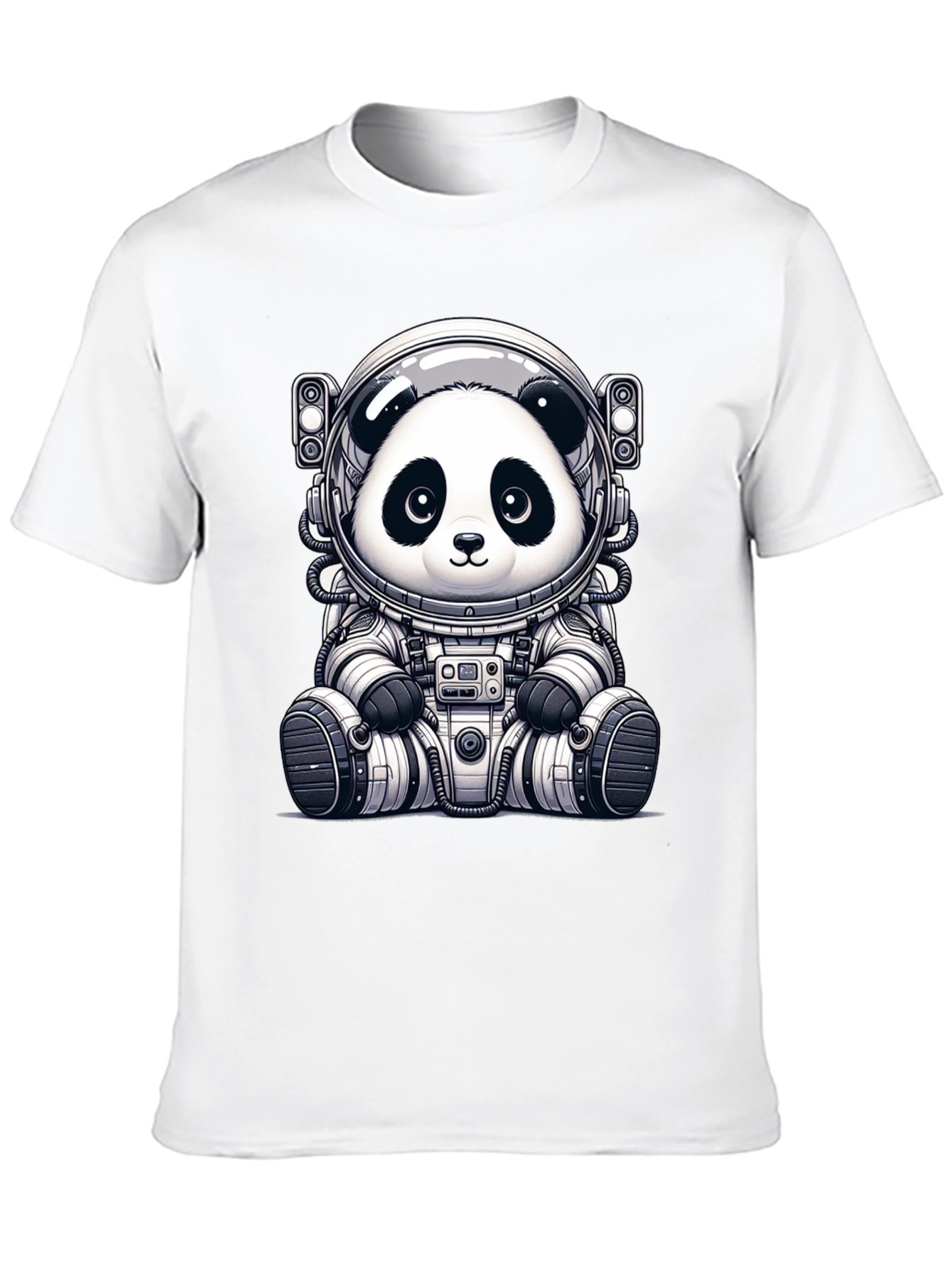 Panda Astronaut Graphic Tee