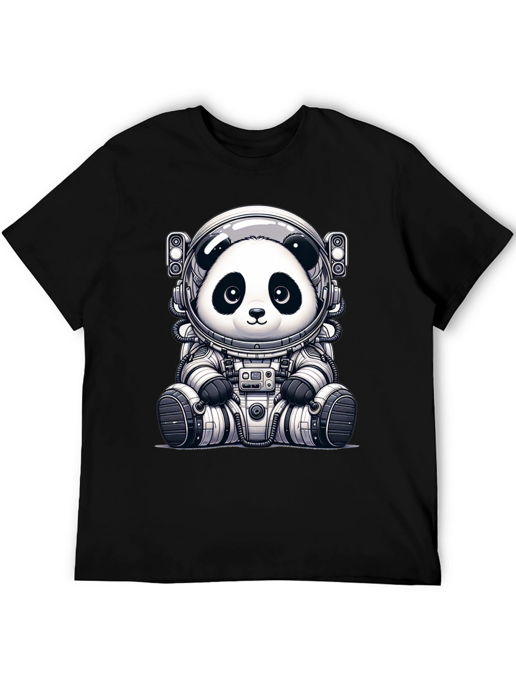 Panda Astronaut Graphic Tee