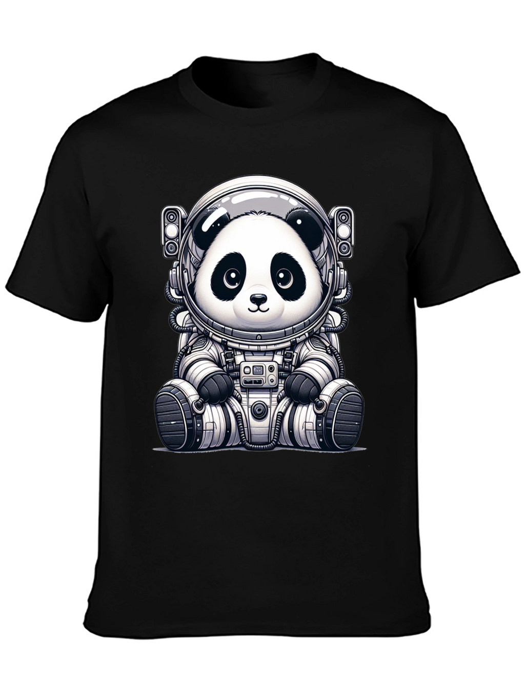 Panda Astronaut Graphic Tee