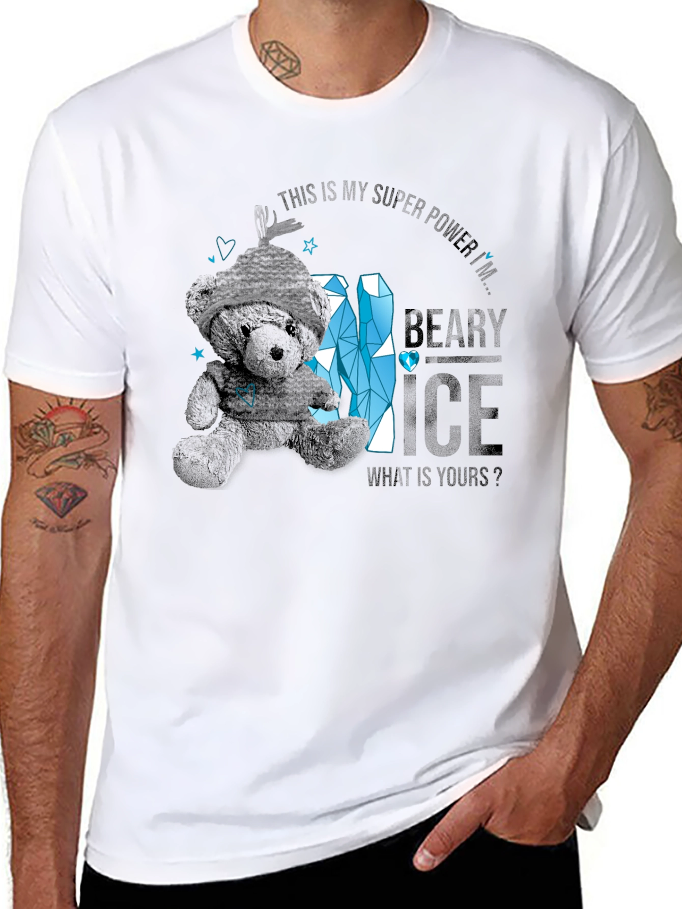 Beary Ice Superpower T-Shirt