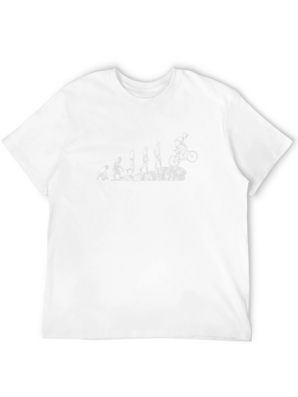 Evolution of Cyclist Black Graphic Tee