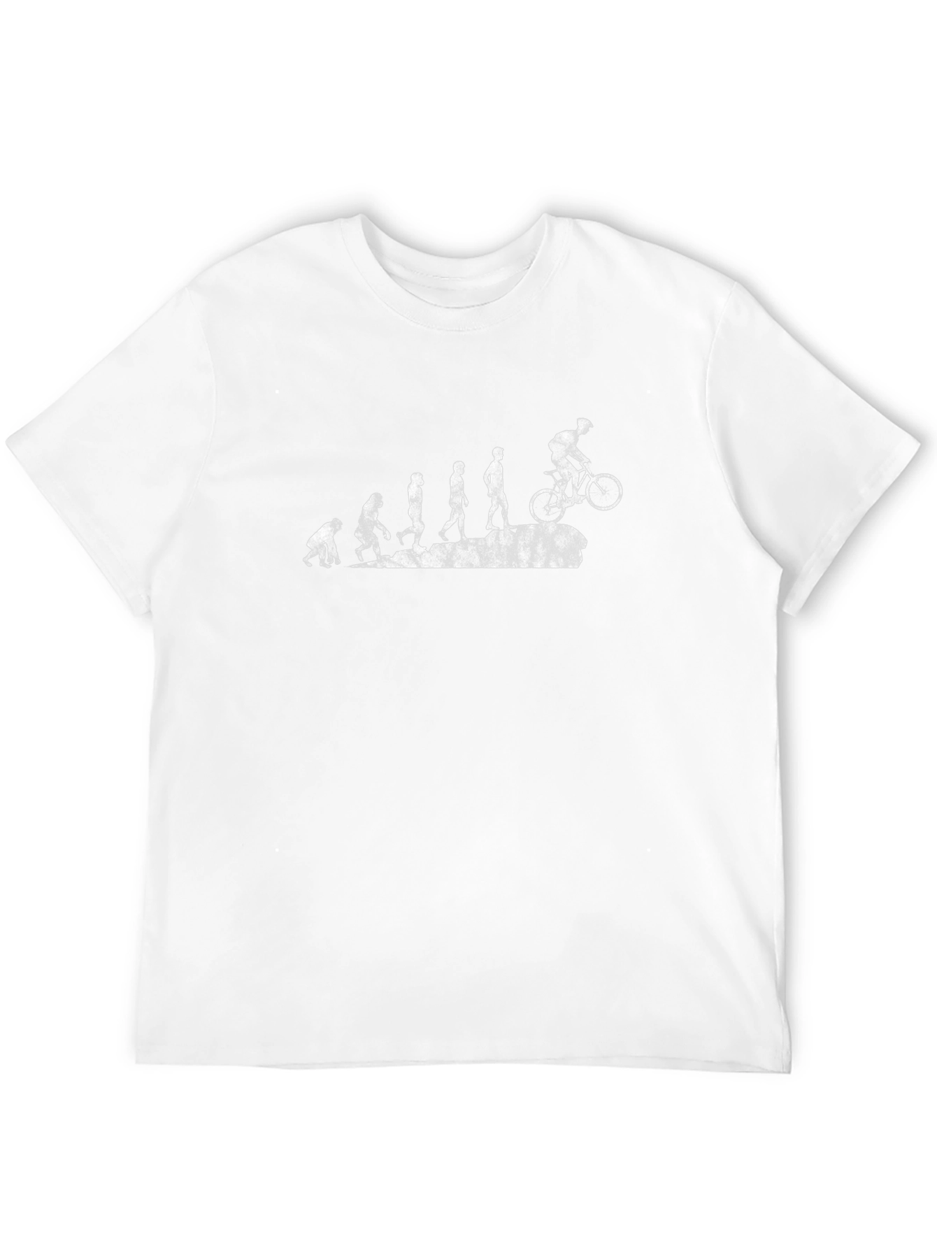 Evolution of Cyclist Black Graphic Tee