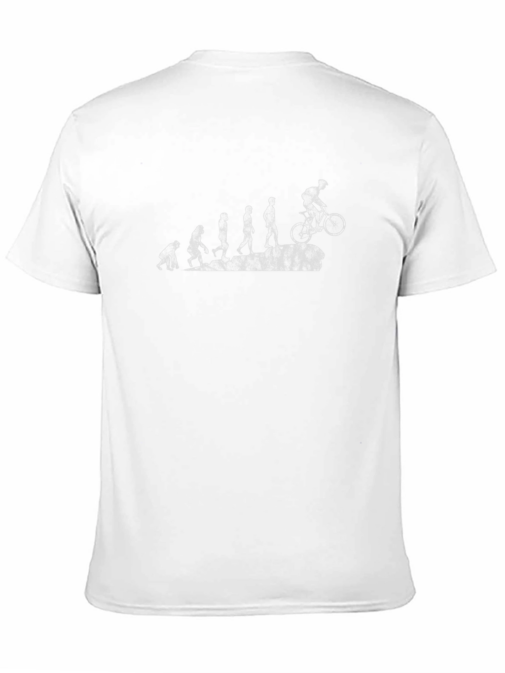 Evolution of Cyclist Black Graphic Tee
