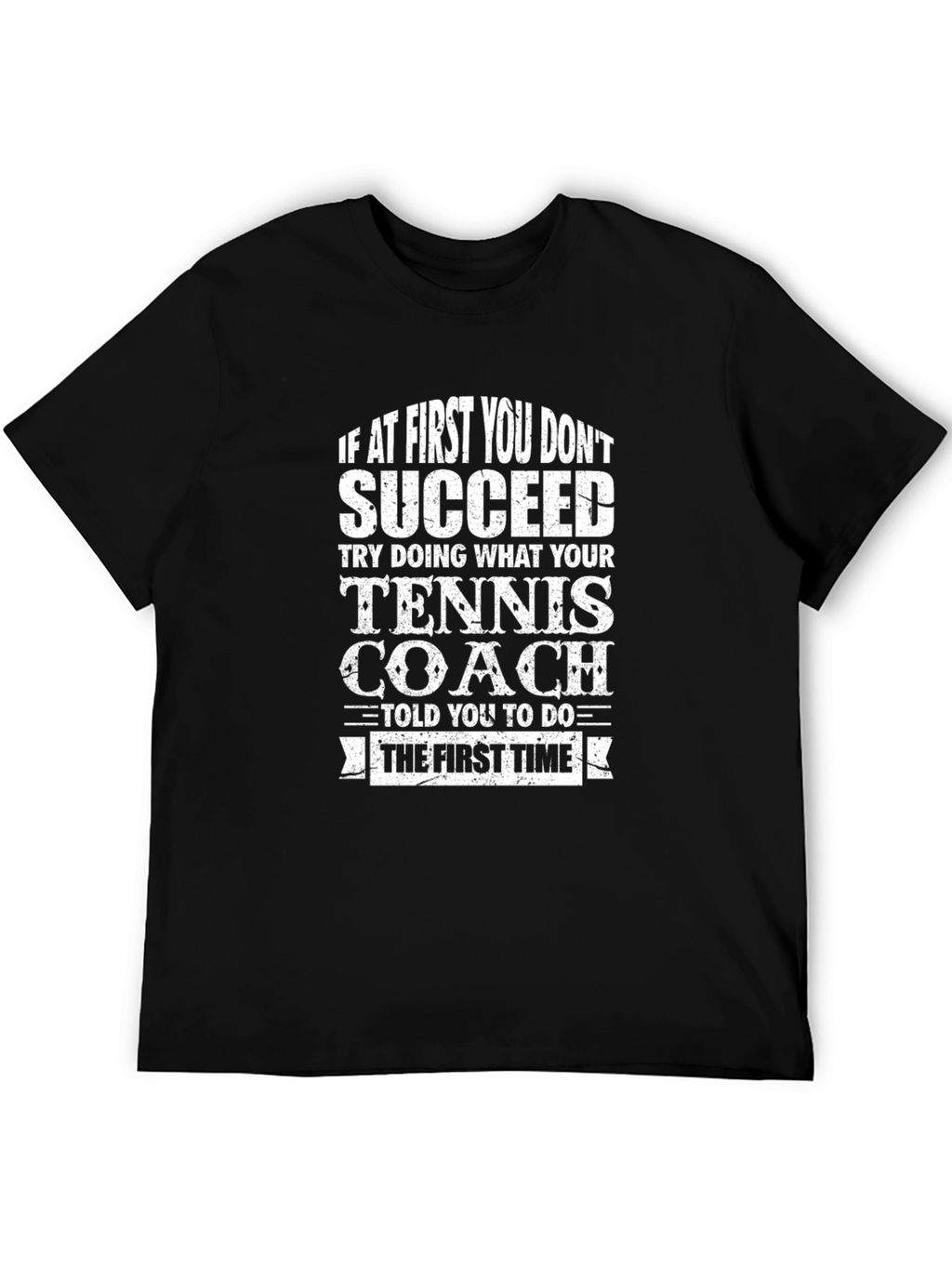 Tennis Coach Graphic Tee - Funny Tennis T-Shirt