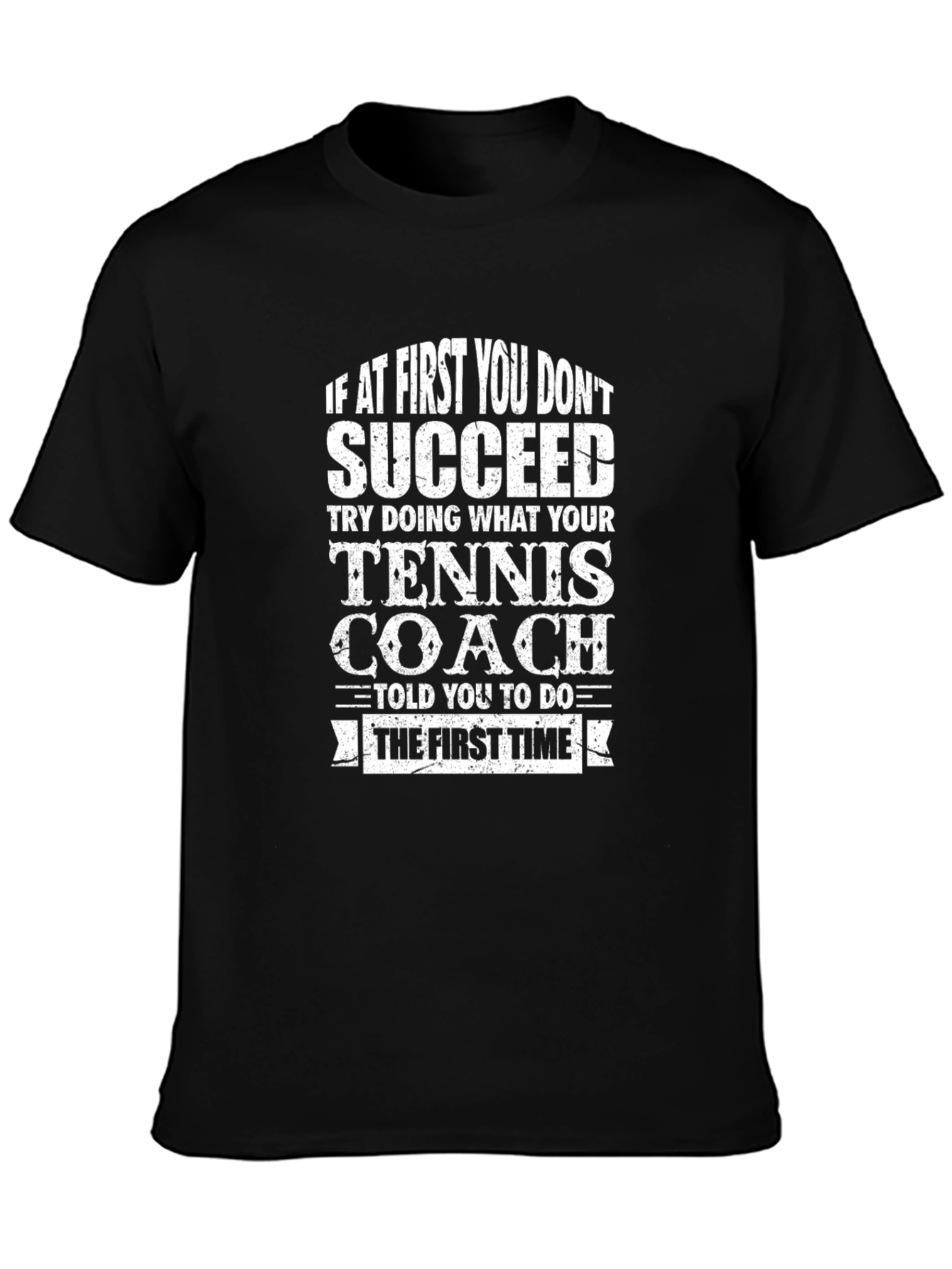 Tennis Coach Graphic Tee - Funny Tennis T-Shirt