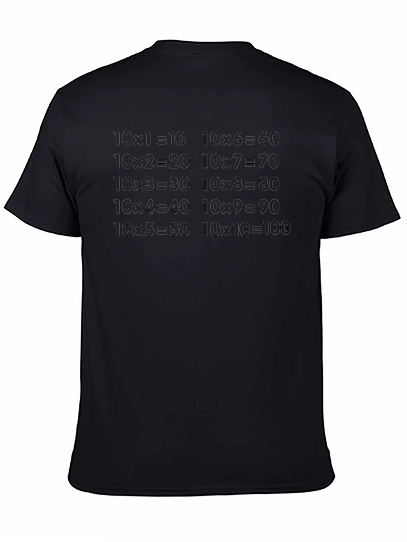 Math Times Tables T-Shirt - Learn While You Wear!