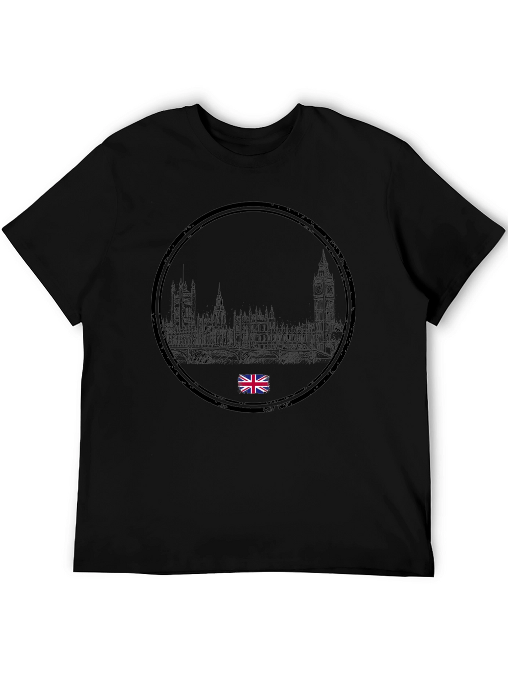 London Skyline T-Shirt - Black