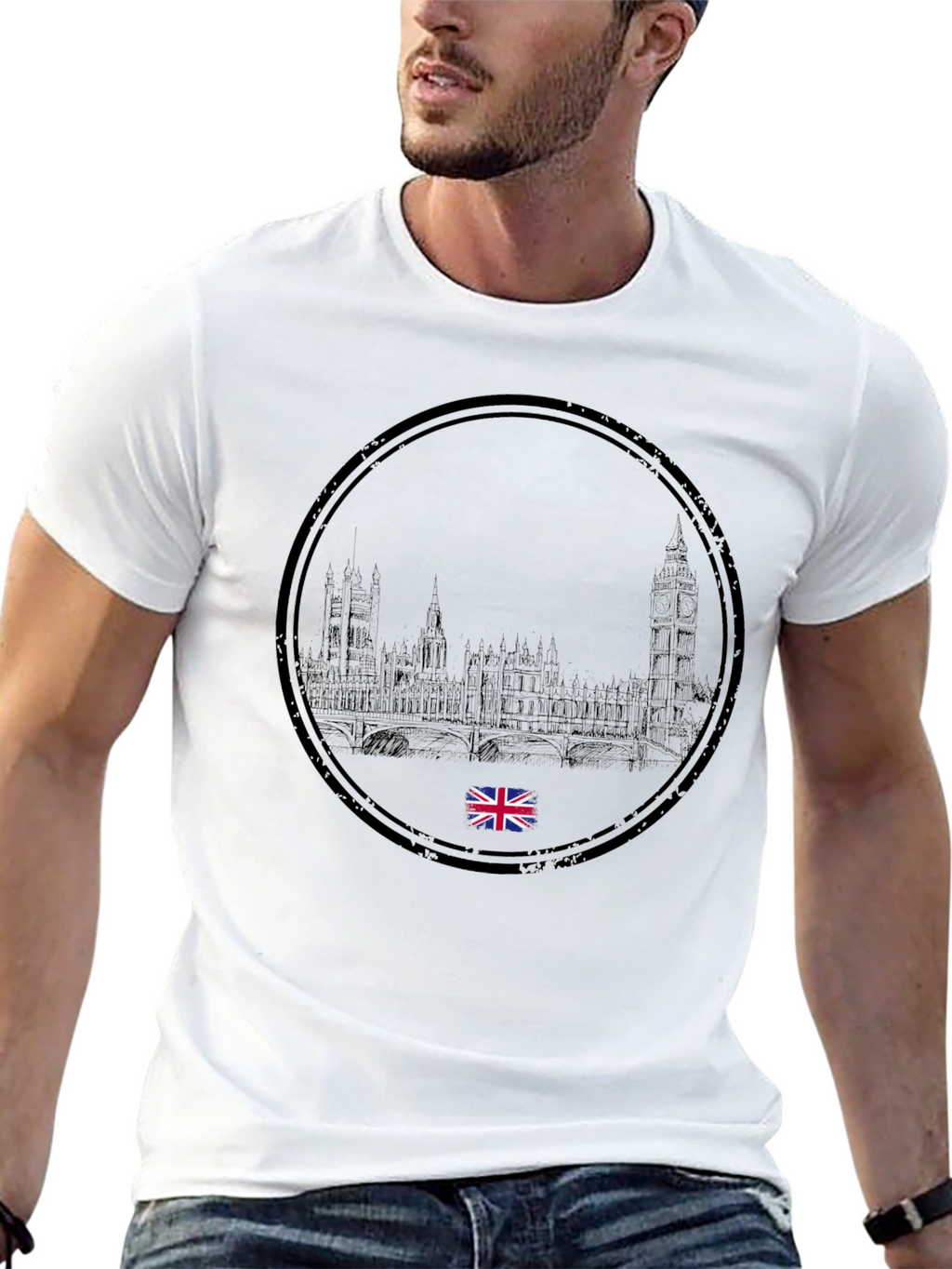 London Skyline T-Shirt - Black