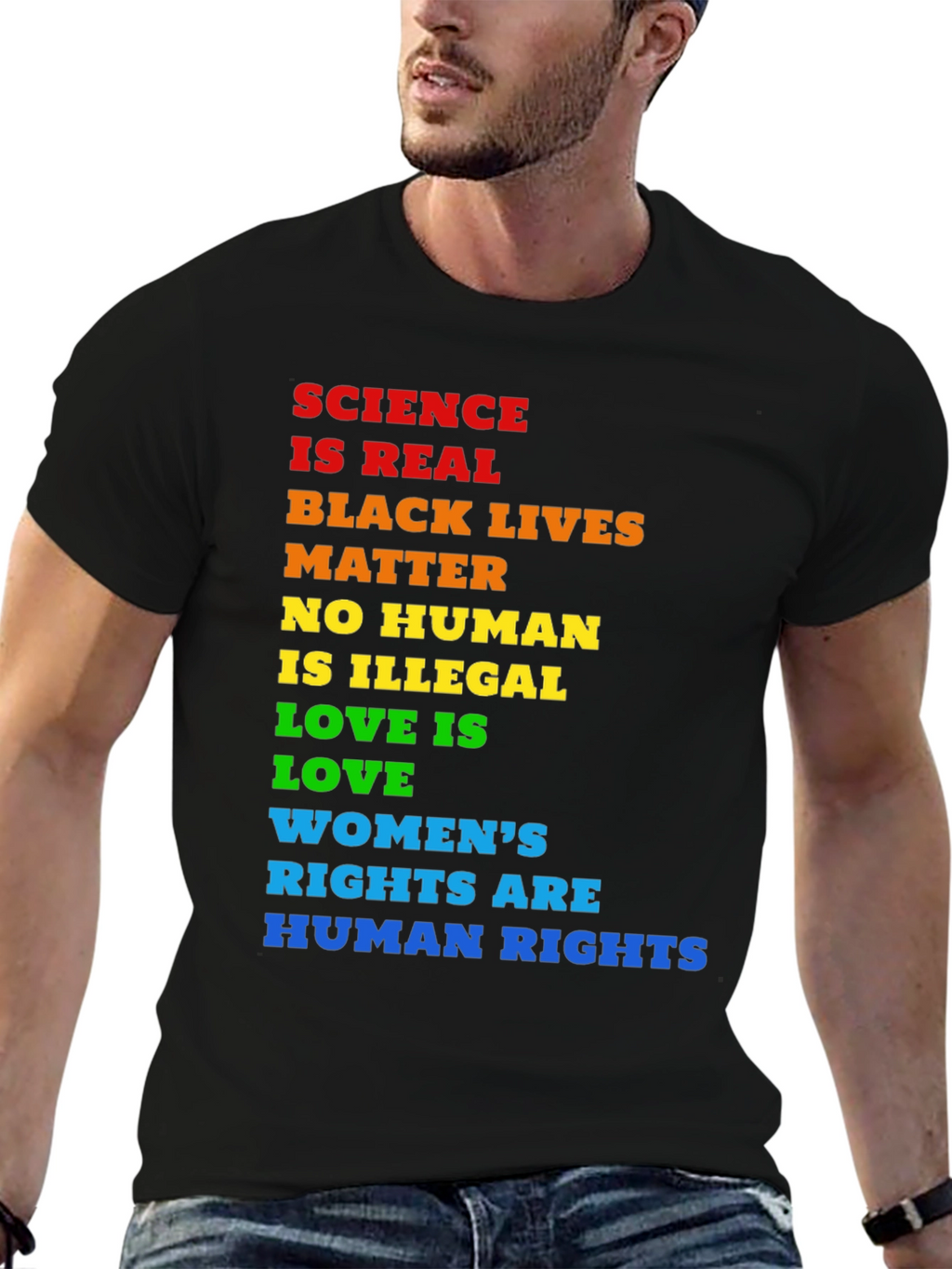 Equality T-Shirt: Science BLM Human Rights
