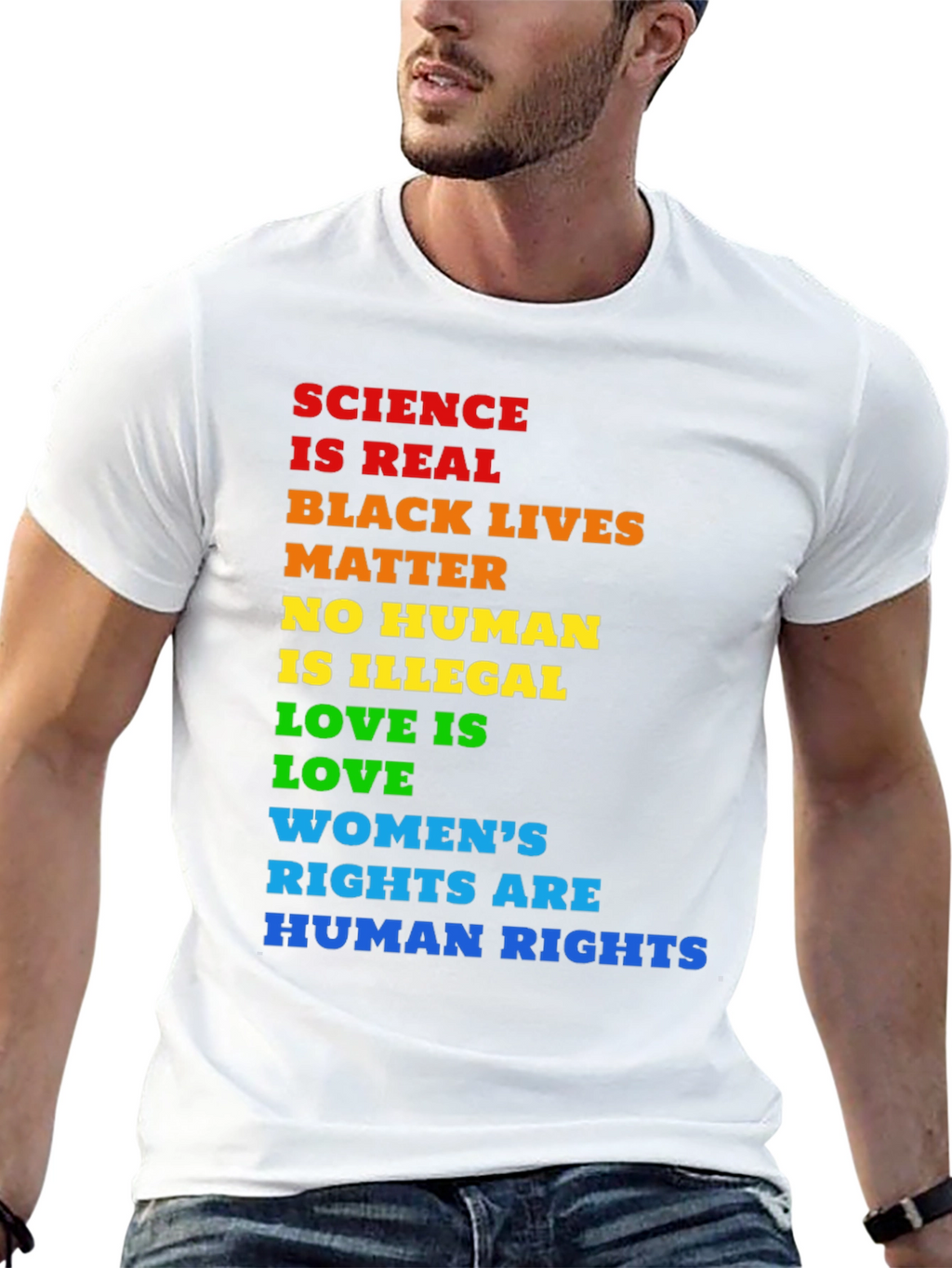Equality T-Shirt: Science BLM Human Rights