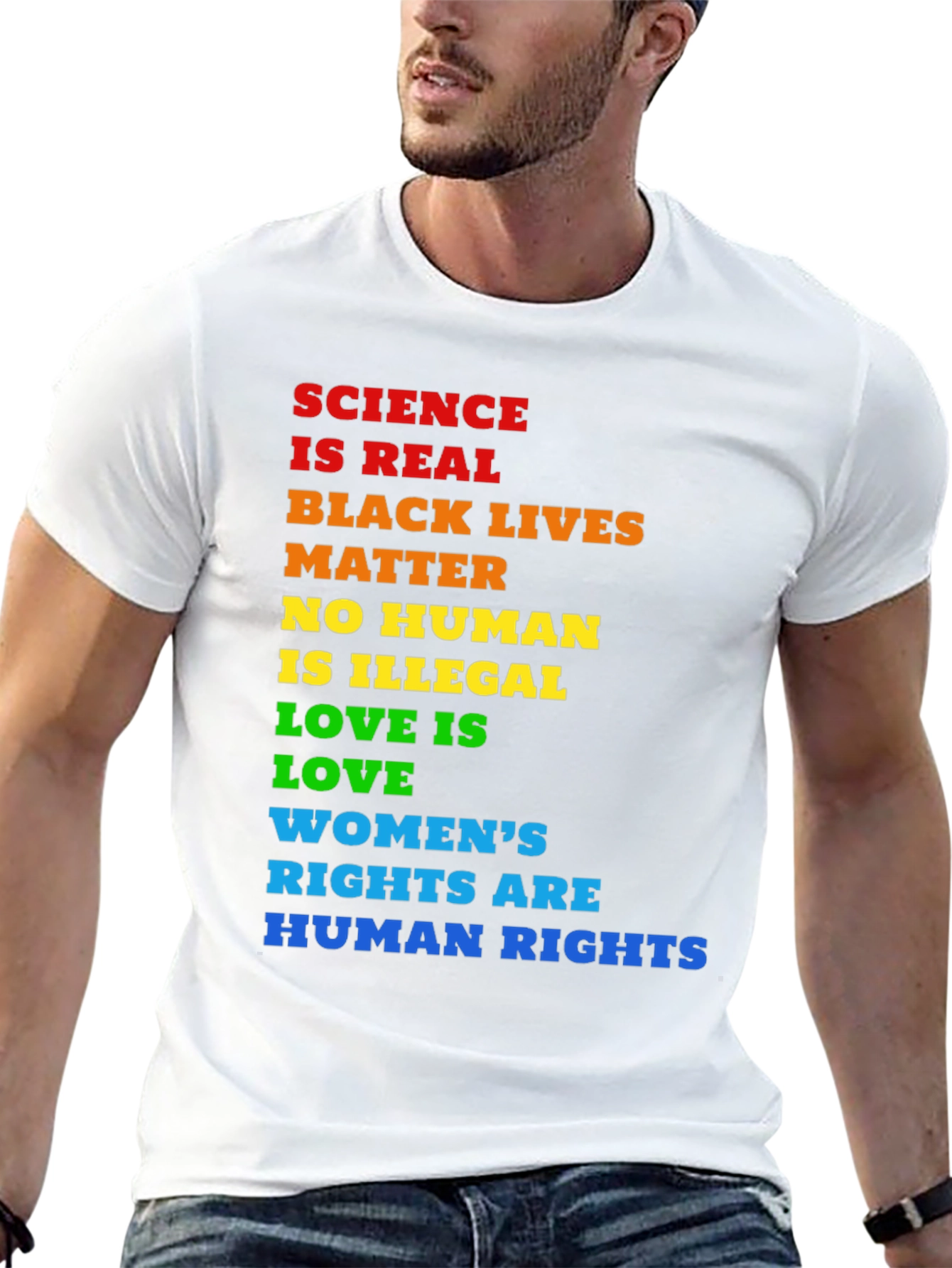 Equality T-Shirt: Science BLM Human Rights