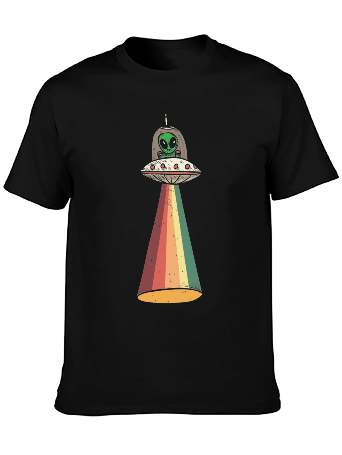 Retro Alien UFO T-Shirt