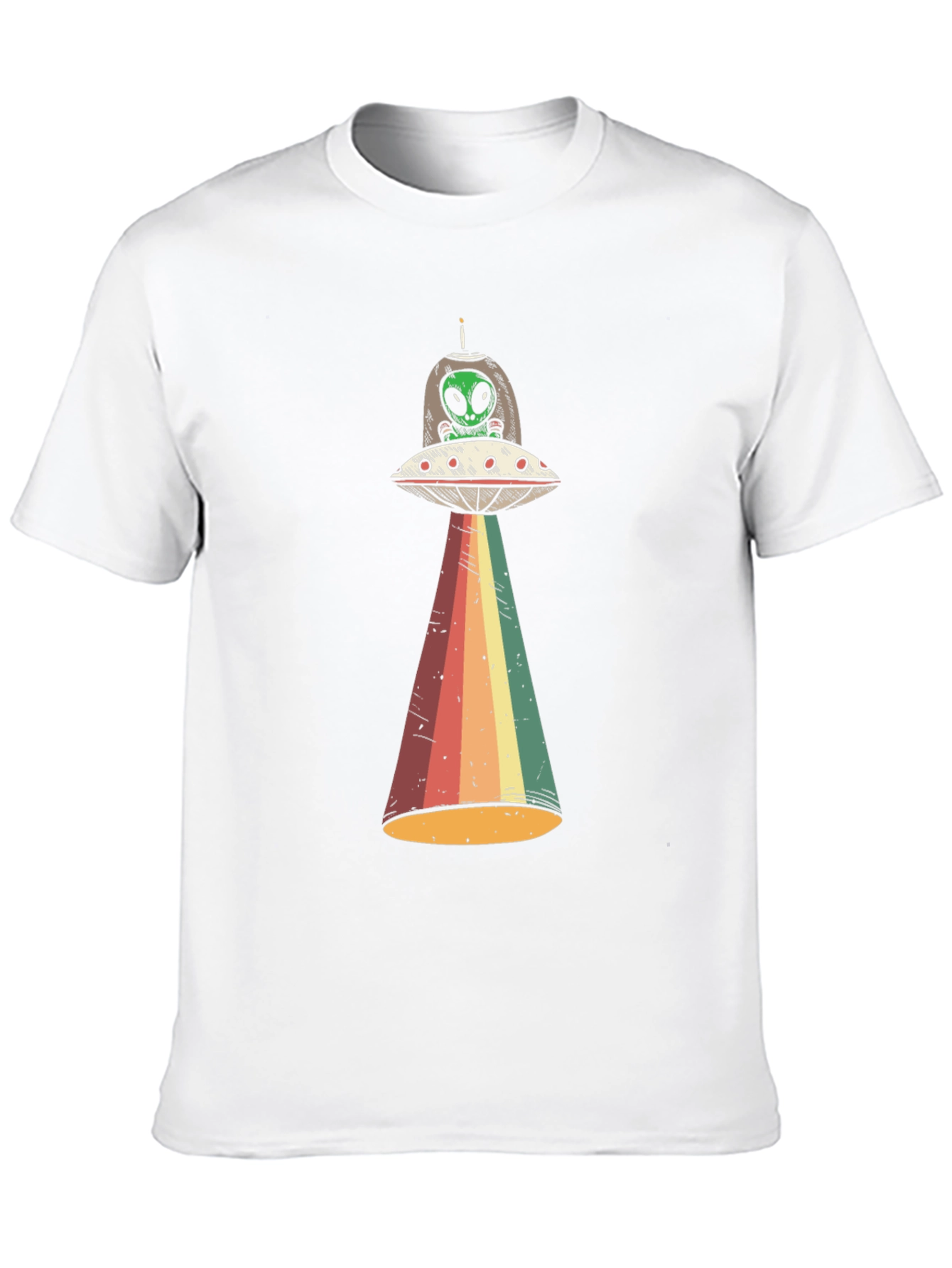 Retro Alien UFO T-Shirt