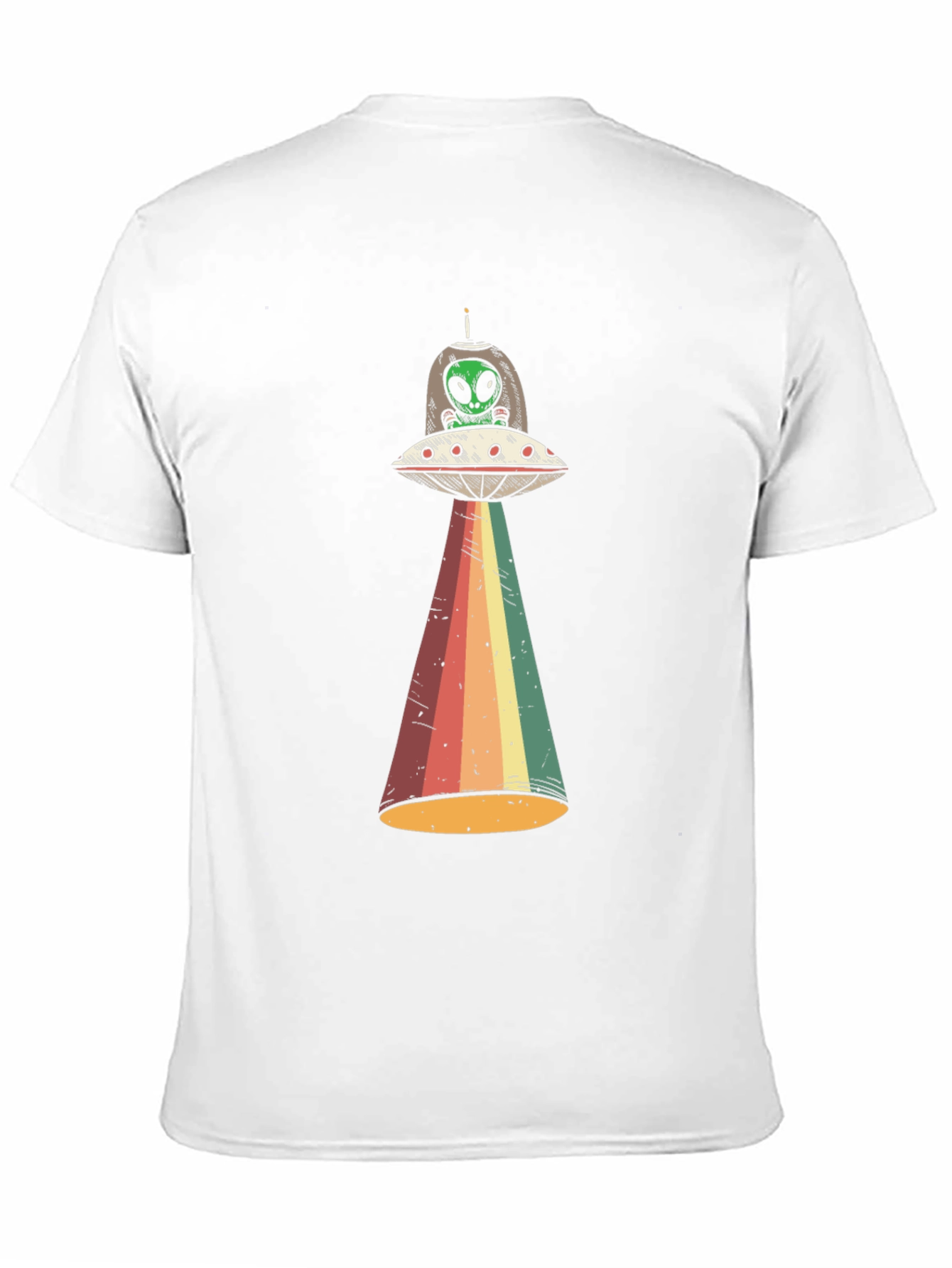 Retro Alien UFO T-Shirt